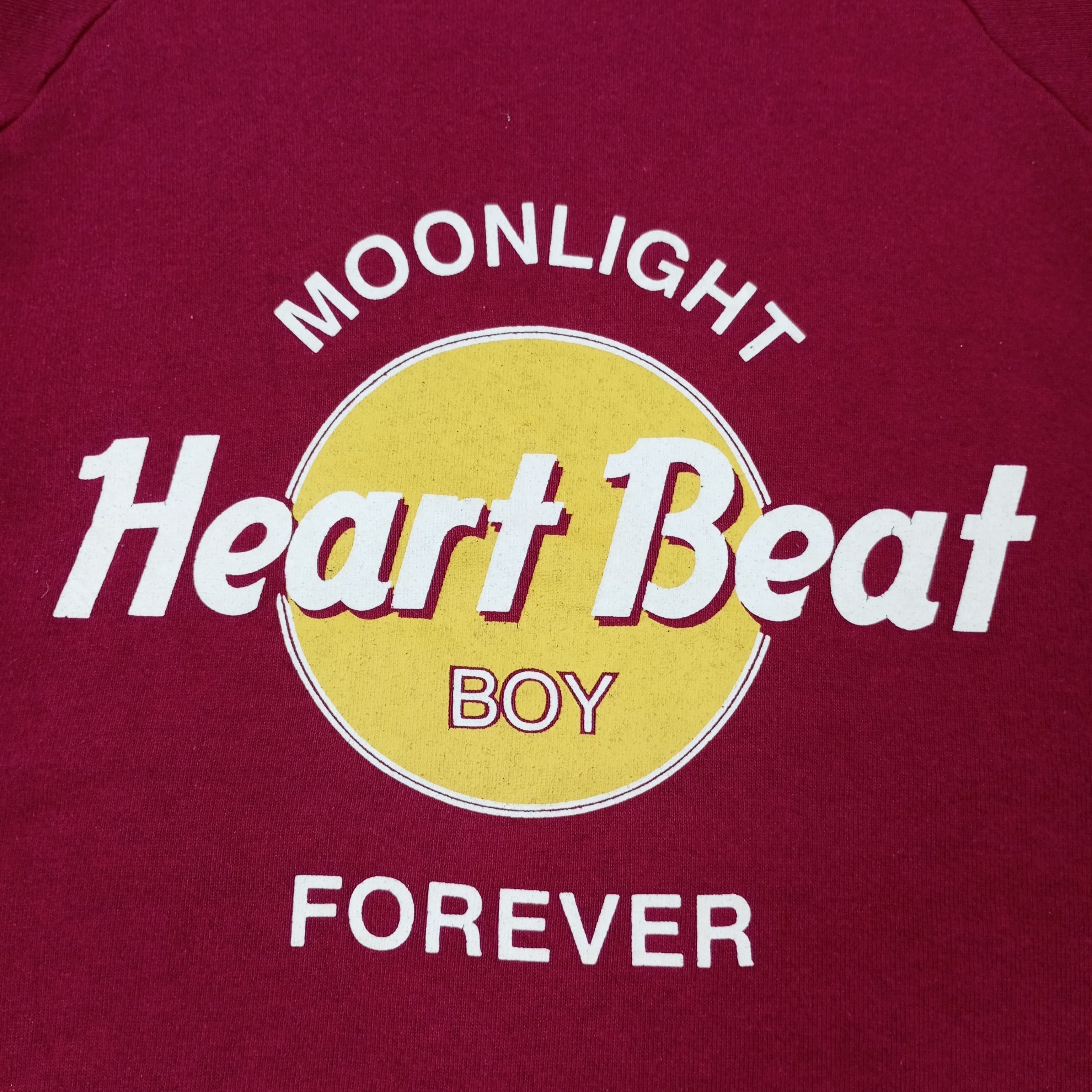 Fruit Of The Loom × Vintage Heart Beat Vintage Sweatshirt Size US L / EU 52-54 / 3 - 2 Thumbnail