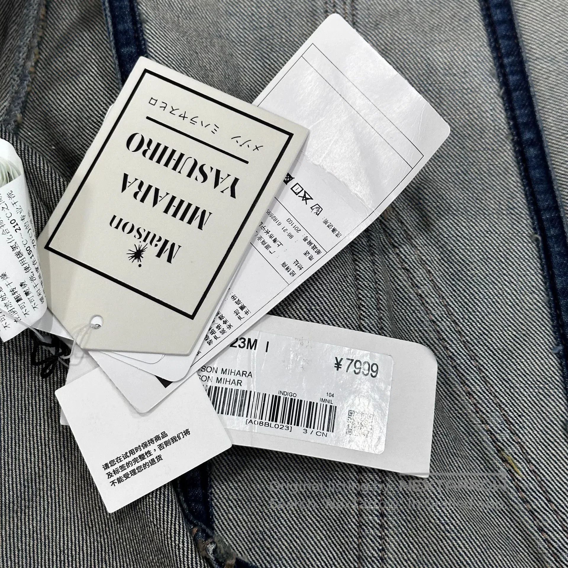 Maison MIHARA YASUHIRO Maison Mihara Yasuhiro Distressed Denim Jacket. Size US L / EU 52-54 / 3 - 8 Thumbnail