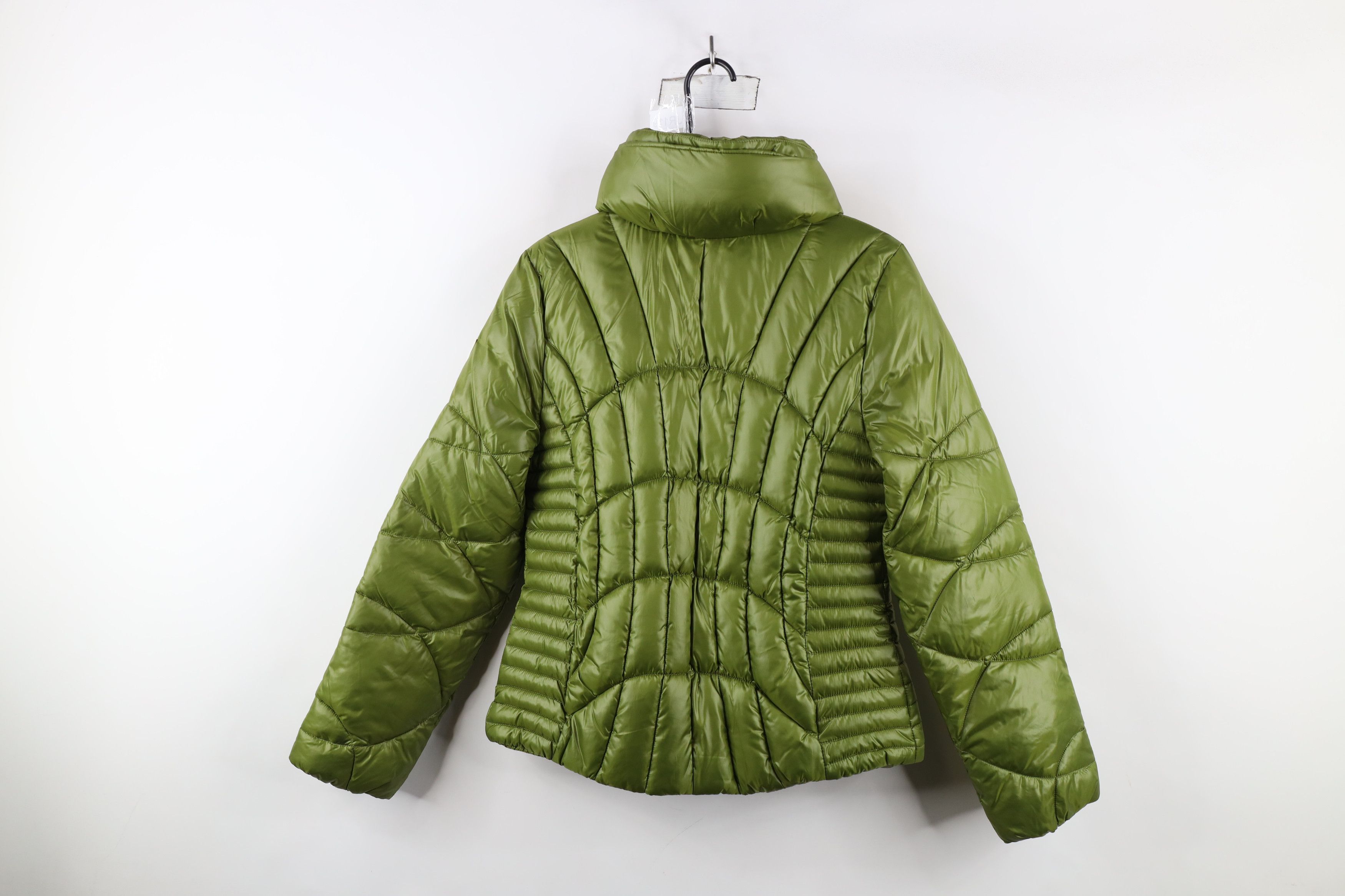 Guess × Vintage Vintage 90s Y2K Guess Babydoll Puffer Jacket Moss Green Size M / US 6-8 / IT 42-44 - 12 Thumbnail