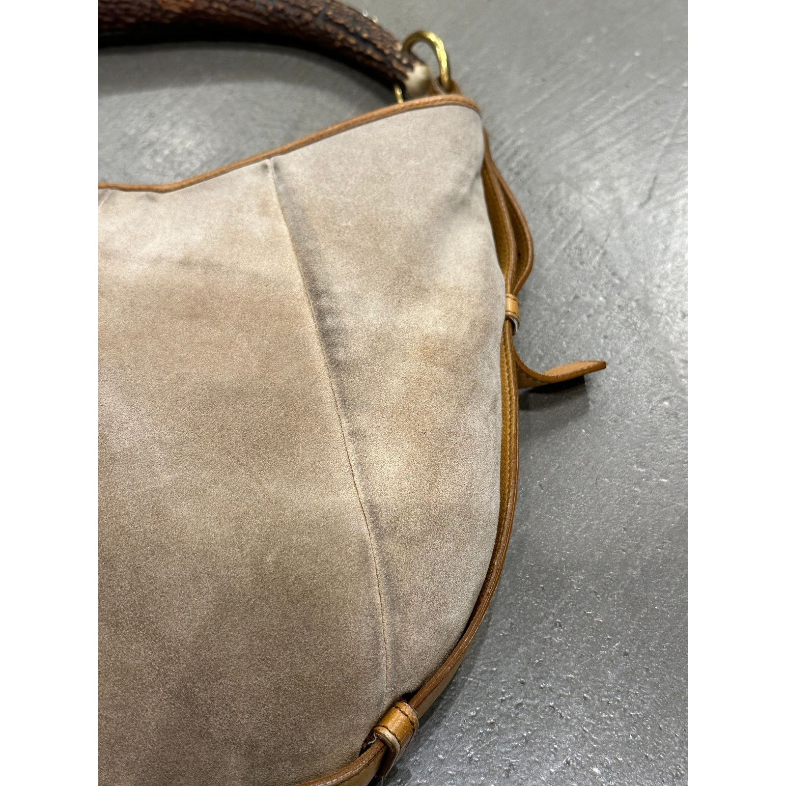 Yves Saint Laurent 2002 Yves Saint Laurent Mombasa Suede bag Size ONE SIZE - 6 Thumbnail