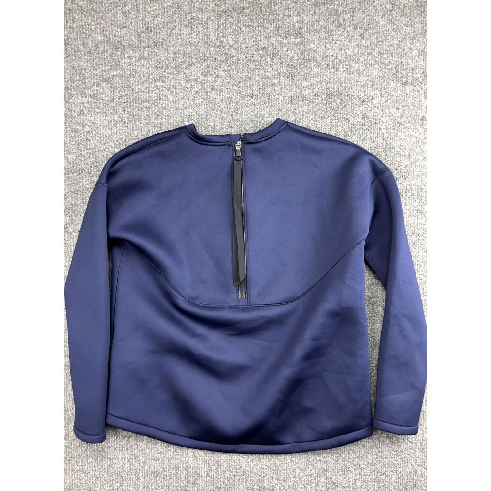 Under Armour Under Armour Sweatshirt Womens XS Blue Pullover Back Zip Crewneck Logo Jacket Size XS / US 0-2 / IT 36-38 - 7 Thumbnail