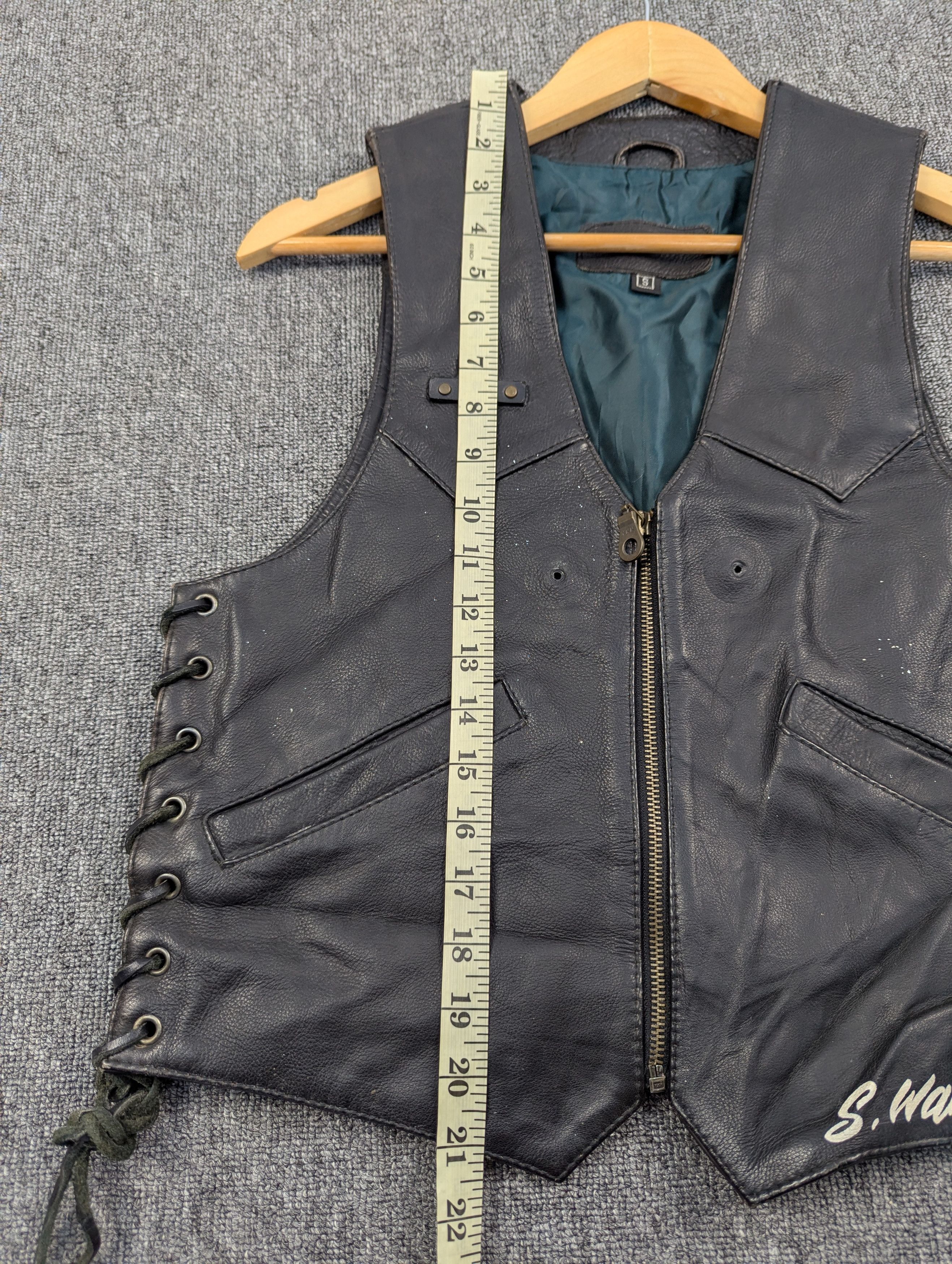 Harley Davidson Vintage Echtes Leder Harley Davidson Vest Leather Jacket Size US S / EU 44-46 / 1 - 16 Thumbnail