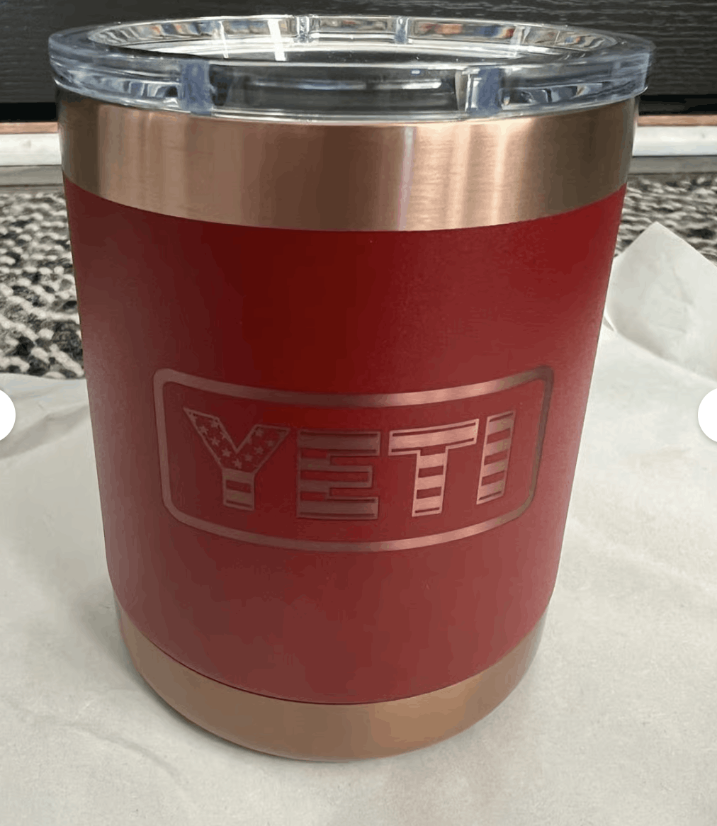 Yeti Yeti Coolers Red and Bronze Tumbler USA Limited Edition Size ONE SIZE - 4 Thumbnail