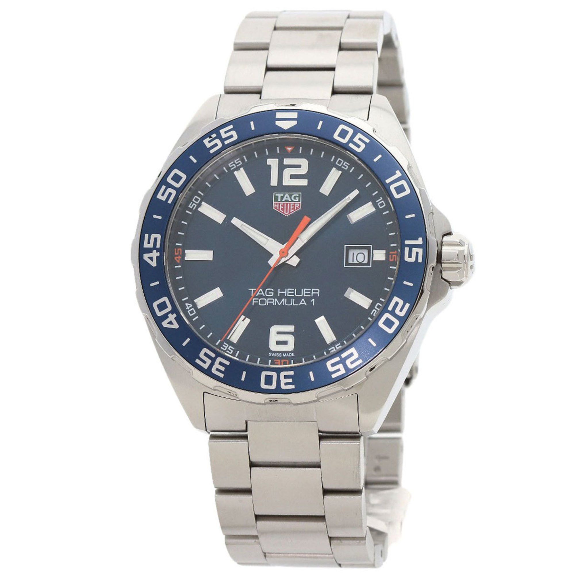 TAG Heuer WAZ1010 Formula Watch Stainless Steel SS Men's