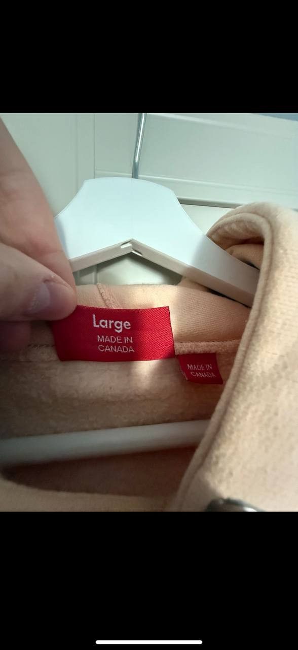 Supreme Sweatshirt Boxlogo Peach Size US L / EU 52-54 / 3 - 6 Thumbnail