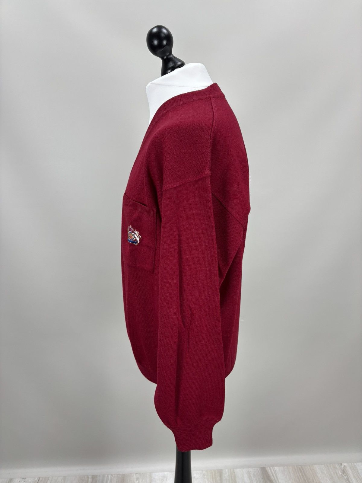 Dalmine Mens cardigan Dalmine Size L/52 Color Red Size US L / EU 52-54 / 3 - 8 Thumbnail