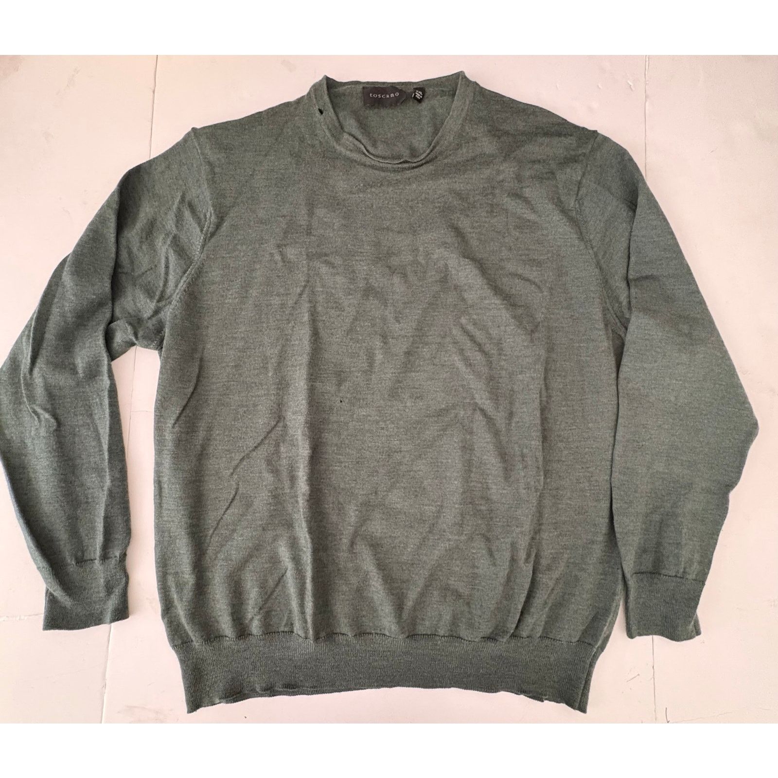 Toscano Toscano cashmere green crewneck xxl Men’s long sleeve Size US XXL / EU 58 / 5 - 1 Thumbnail
