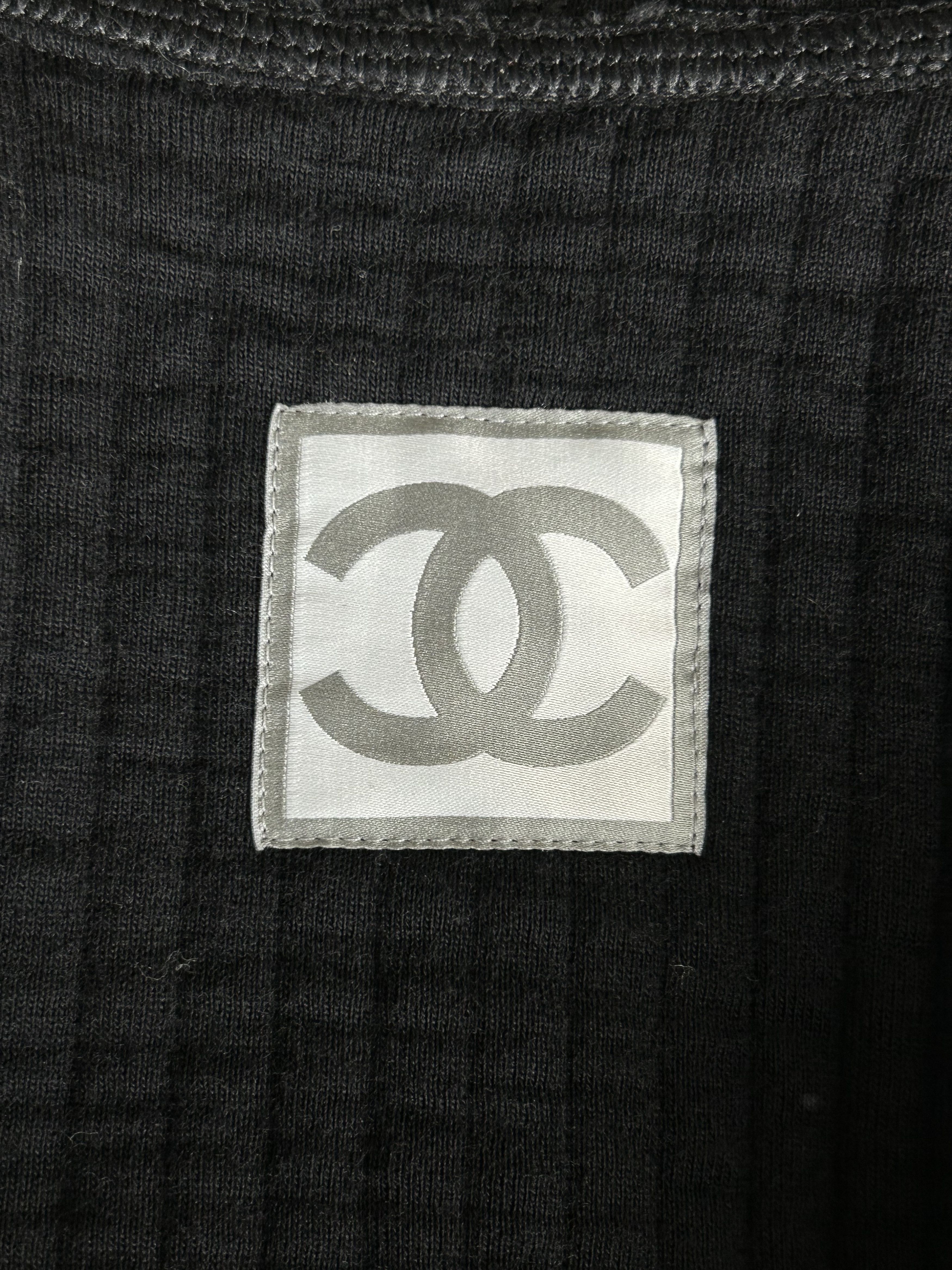 Chanel Chanel Black Shearling Women's Zip Up Hoodie Size M / US 6-8 / IT 42-44 - 3 Thumbnail