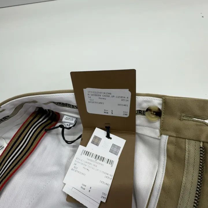 Burberry Burberry Burberry Slim Fit Casual Pants in Khaki-2507 Size US 44 / EU 60 - 6 Thumbnail