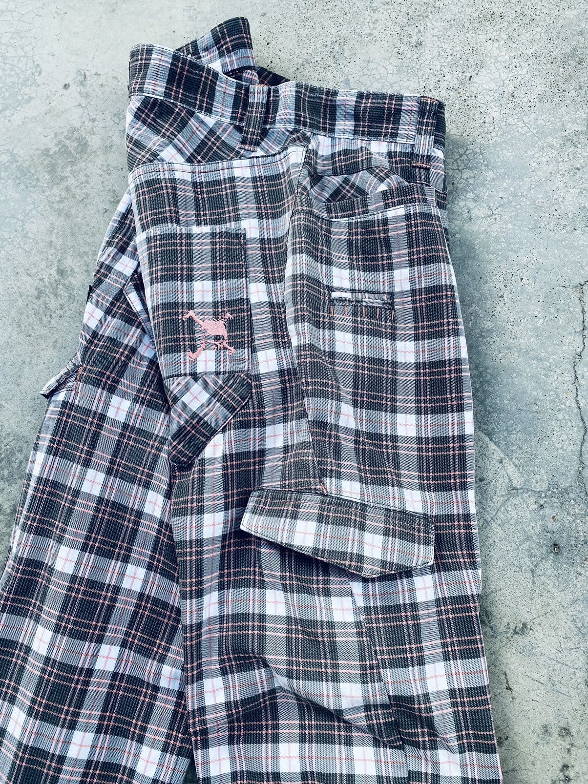 Oakley Vintage Oakley Plaid Cargo Pants Size US 30 / EU 46 - 7 Thumbnail