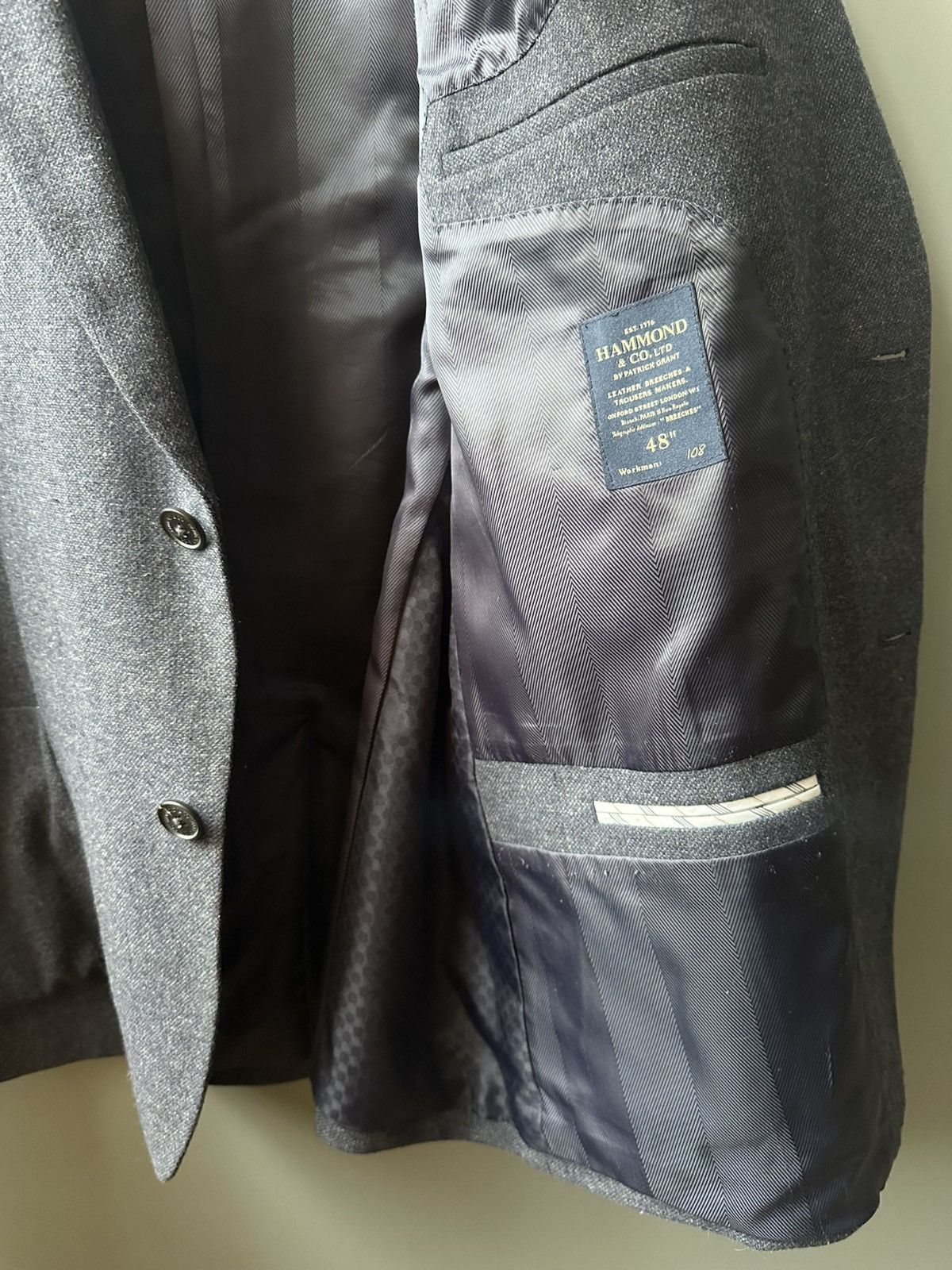 Other Hammond & CO by Patrick Grant Oxford Blazer Size 48” Size 54R - 5 Thumbnail