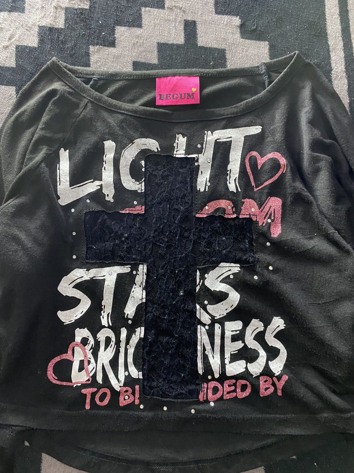 If Six Was Nine × Japanese Brand × Le Grande Bleu (L.G.B.) 2000s Begum cropped longsleeve lgb style Size US M / EU 48-50 / 2 - 2 Thumbnail
