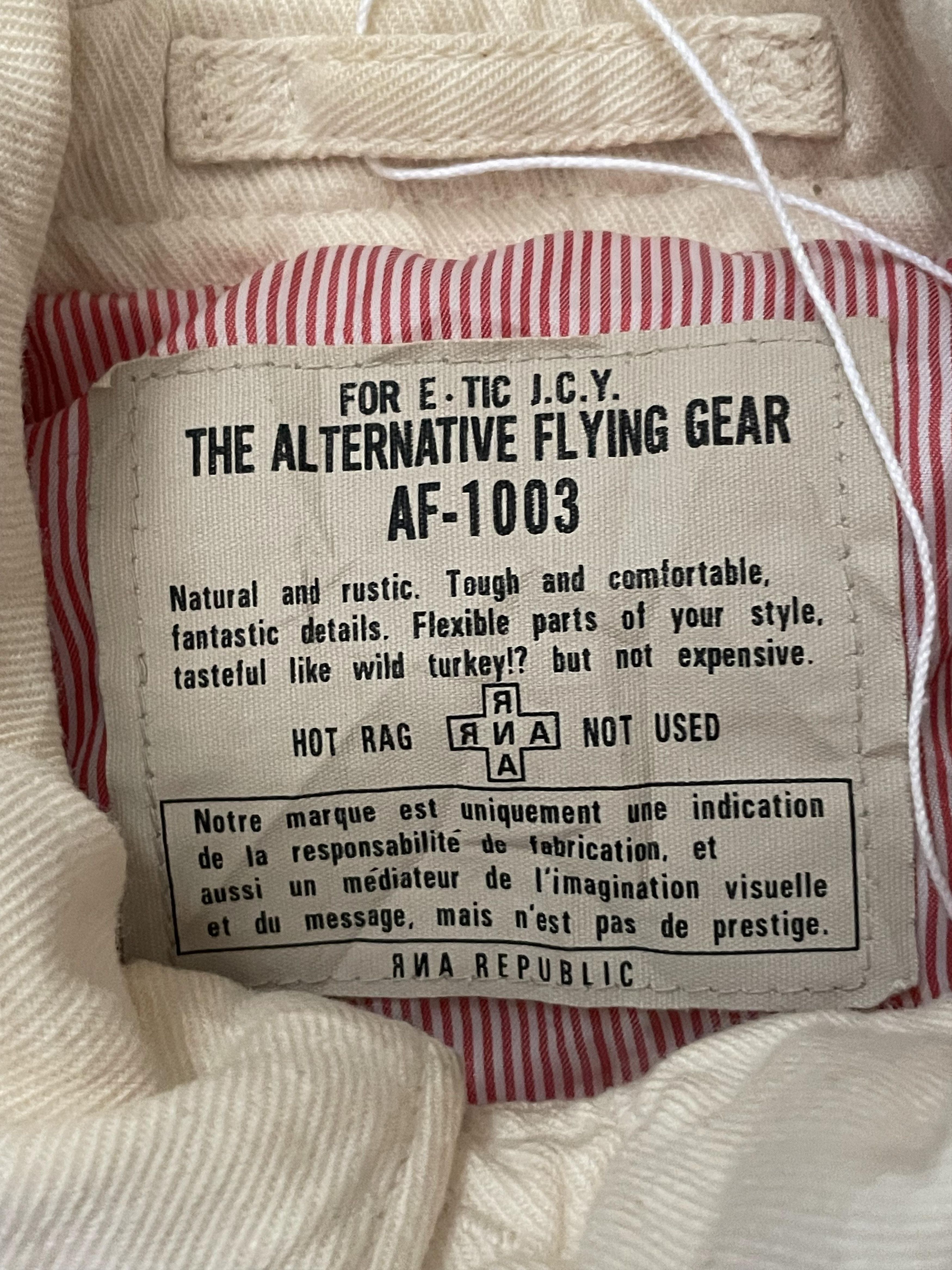 Japanese Brand RNA The Alternative Flying Gear Bombers Jacket Size US M / EU 48-50 / 2 - 8 Thumbnail