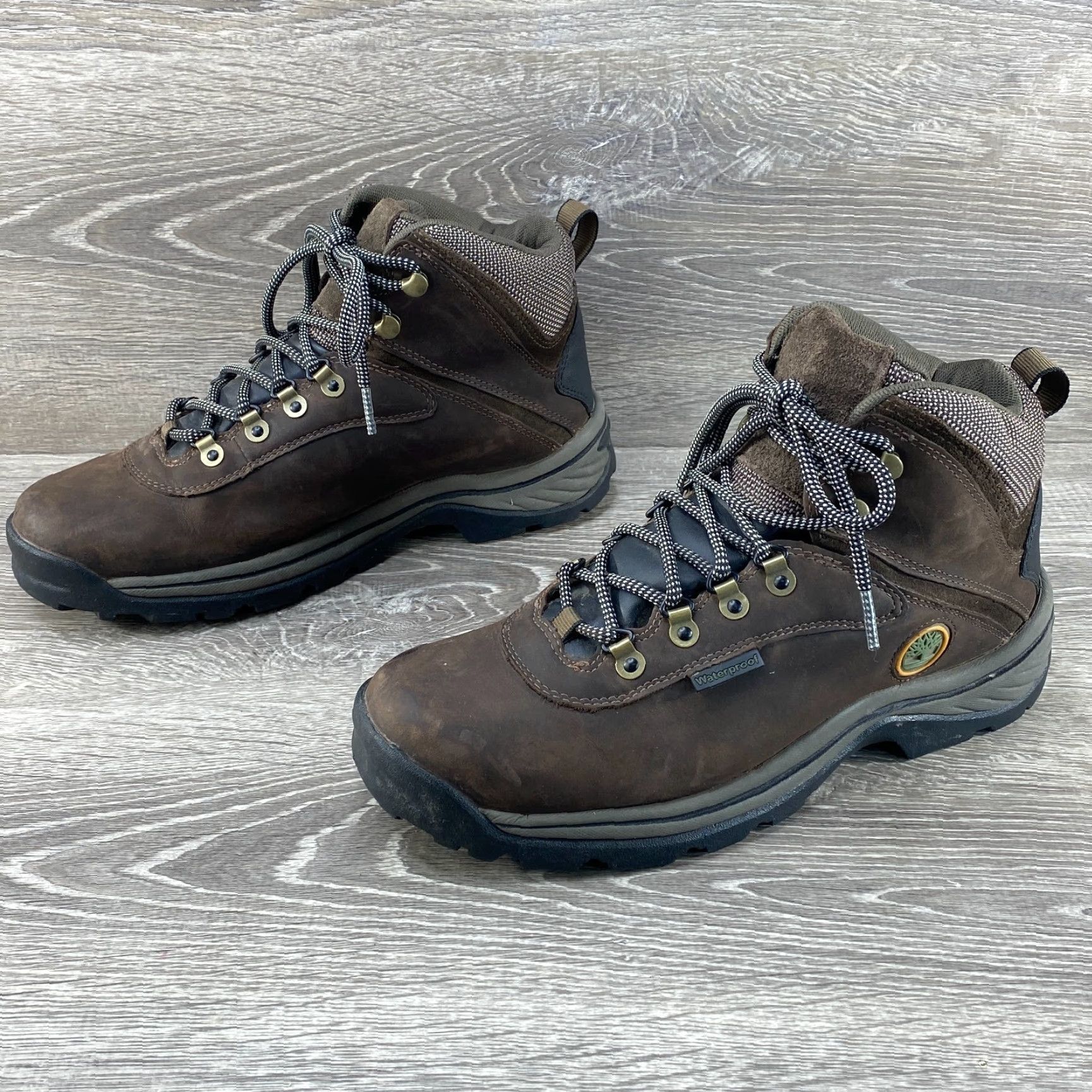 Timberland Timberland Men’s 8 M Boots White Ledge Mid Waterproof Boot Dark Brown Leather Size US 8 / EU 41 - 5 Thumbnail
