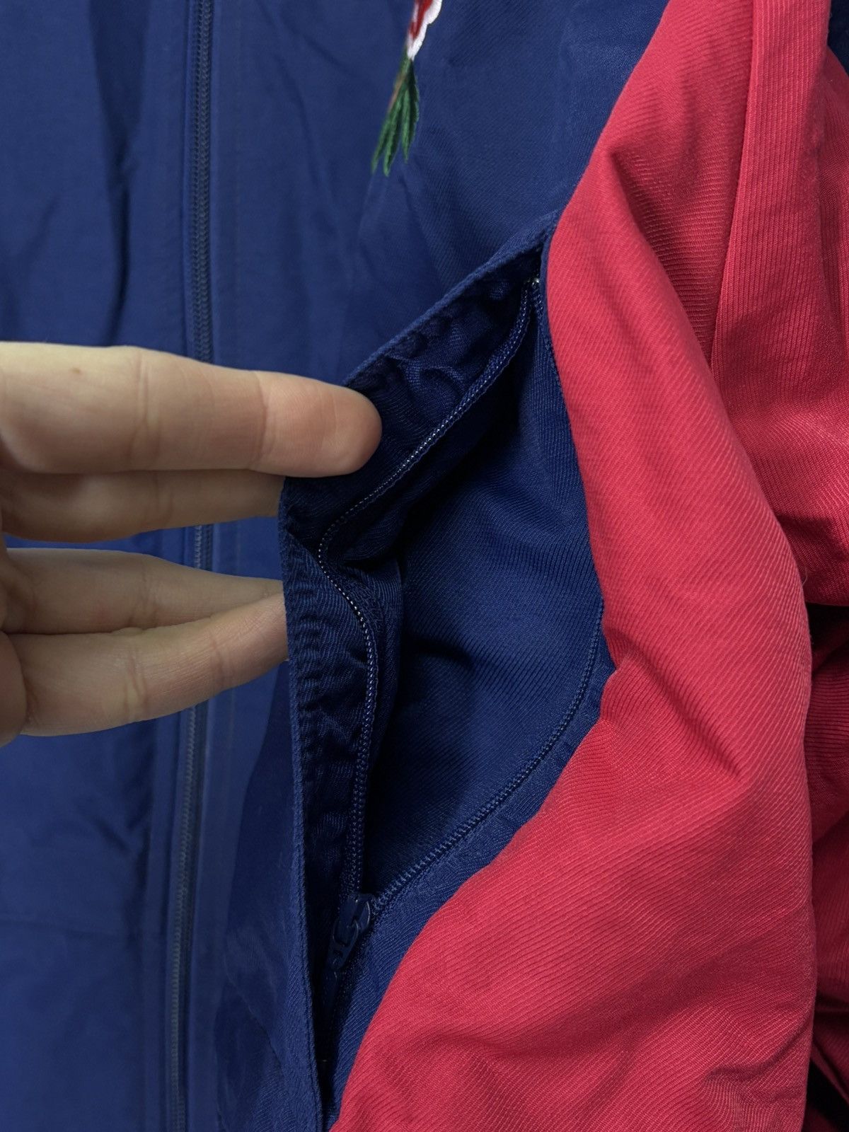 Nike Vintage 90s Nike England Rugby Union Retro Zip Jacket Size US XL / EU 56 / 4 - 13 Thumbnail