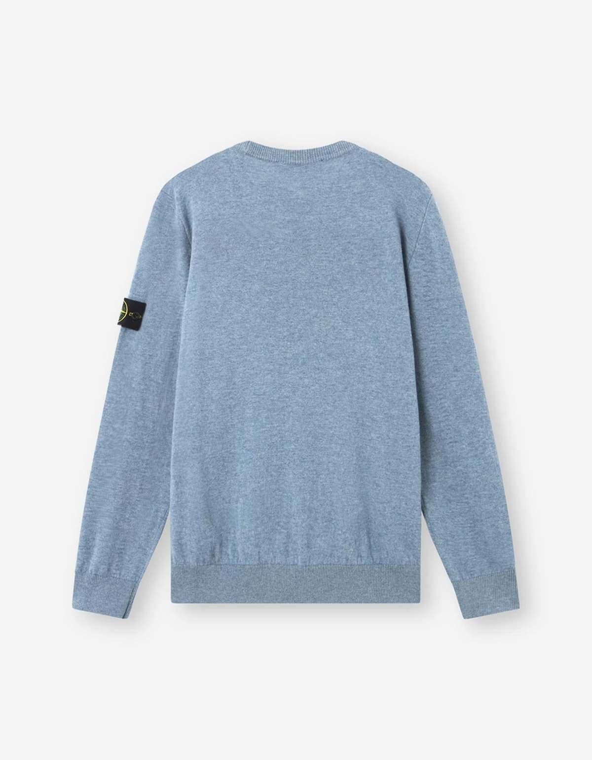 Stone Island Stone Island Avio Blue Crew Neck Sweater Size US XXL / EU 58 / 5 - 2 Thumbnail