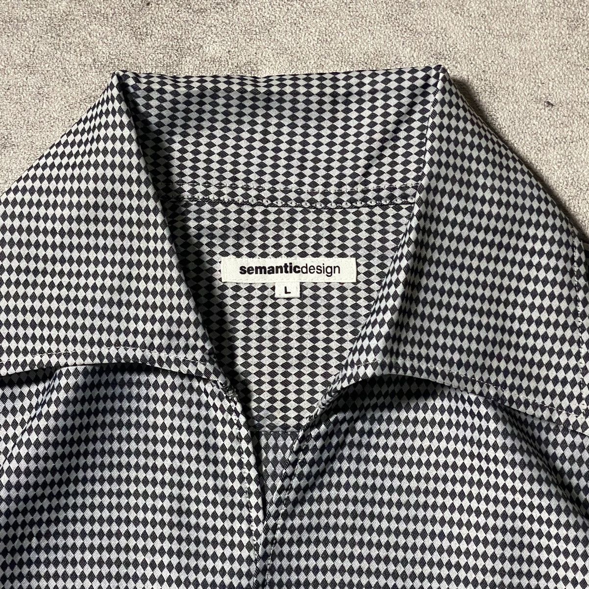 If Six Was Nine Semantic Design Gingham Open Collar Shirt Size US M / EU 48-50 / 2 - 4 Thumbnail