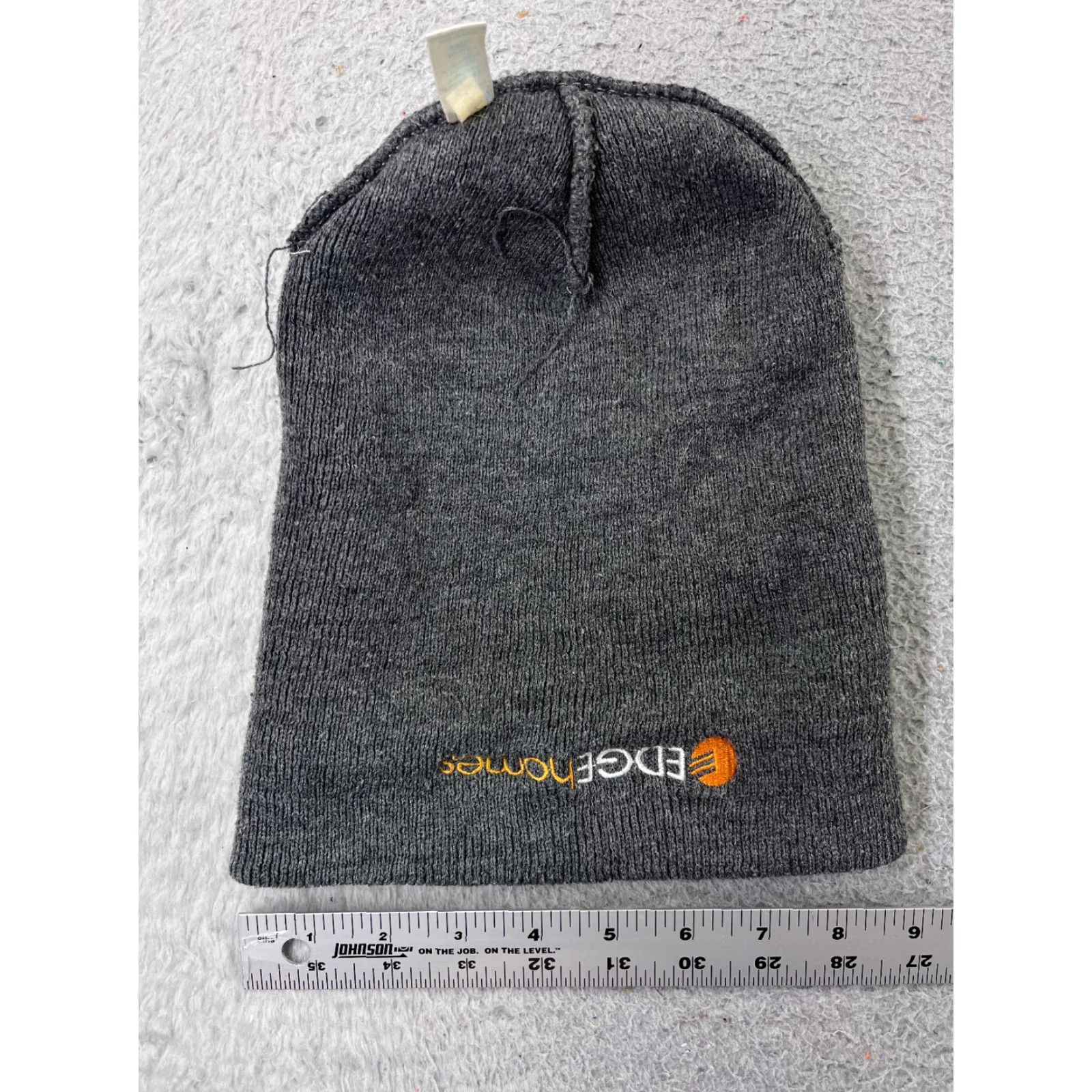 Port & Company EDGEhomes Beanie Toque Adult One Size Gray Knit 100% Acrylic House Builder Size ONE SIZE - 4 Thumbnail