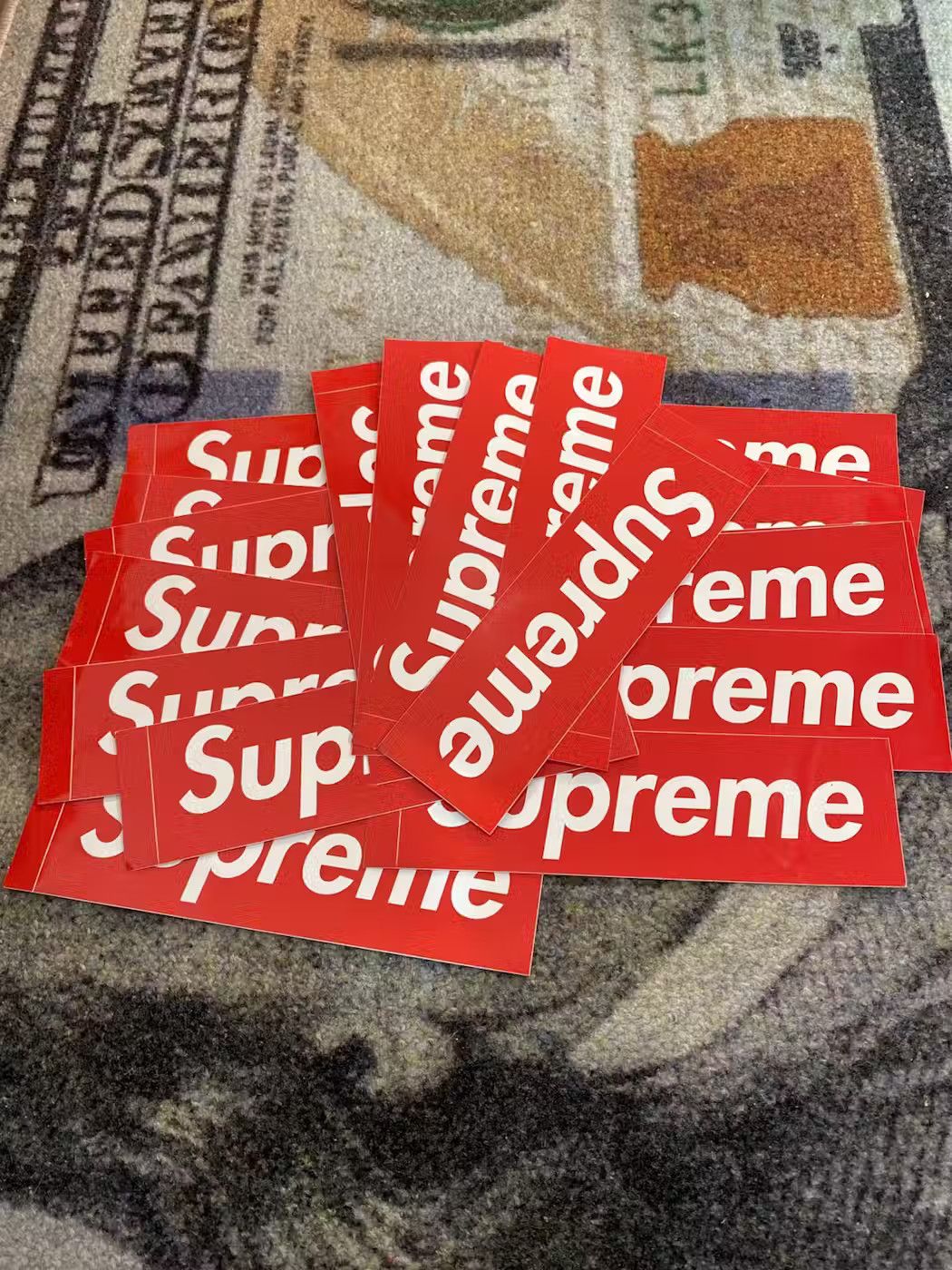 25 supreme stickers high quality