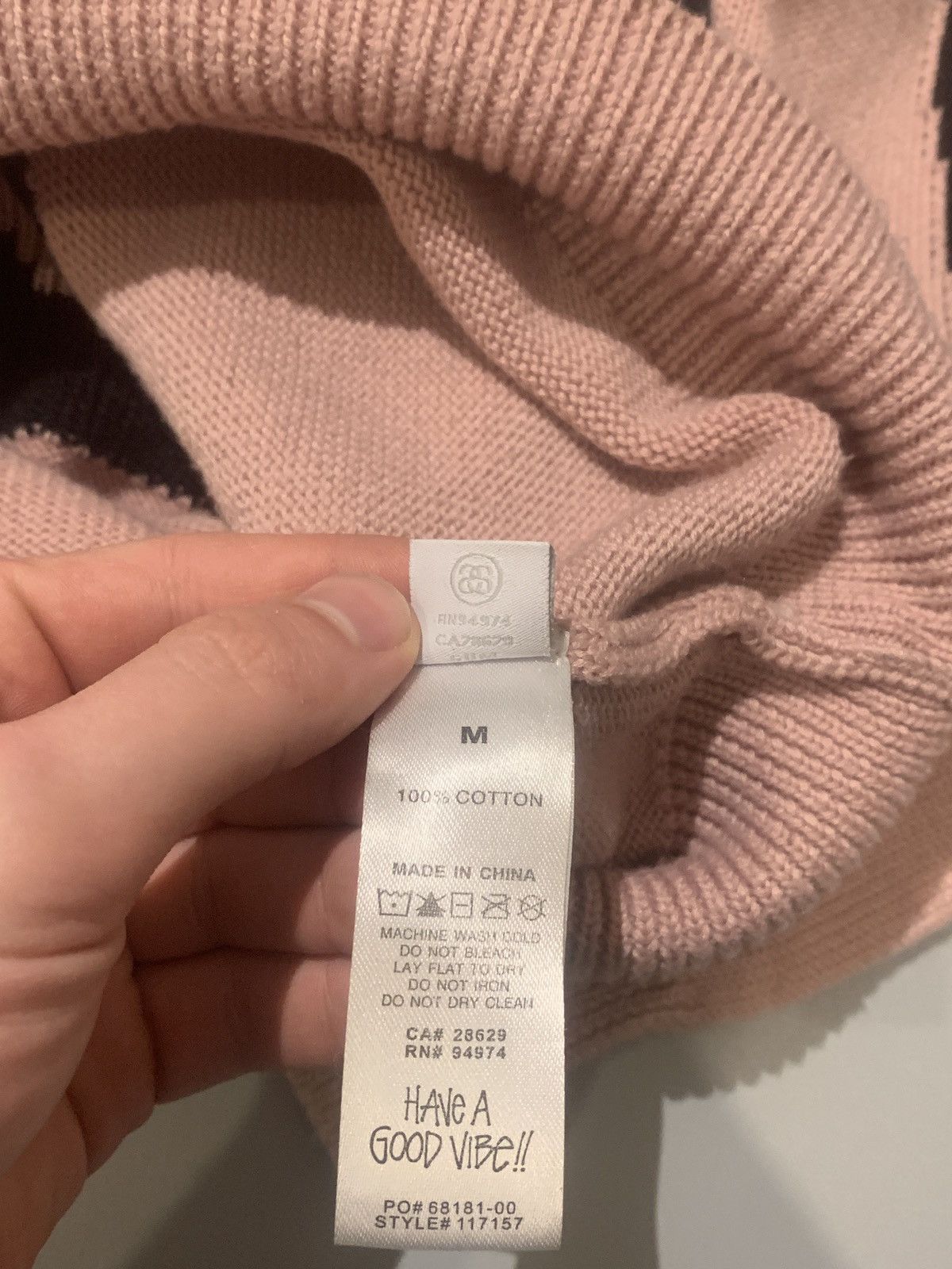 Stussy Stussy Stock Pink Sweater Size US M / EU 48-50 / 2 - 6 Thumbnail