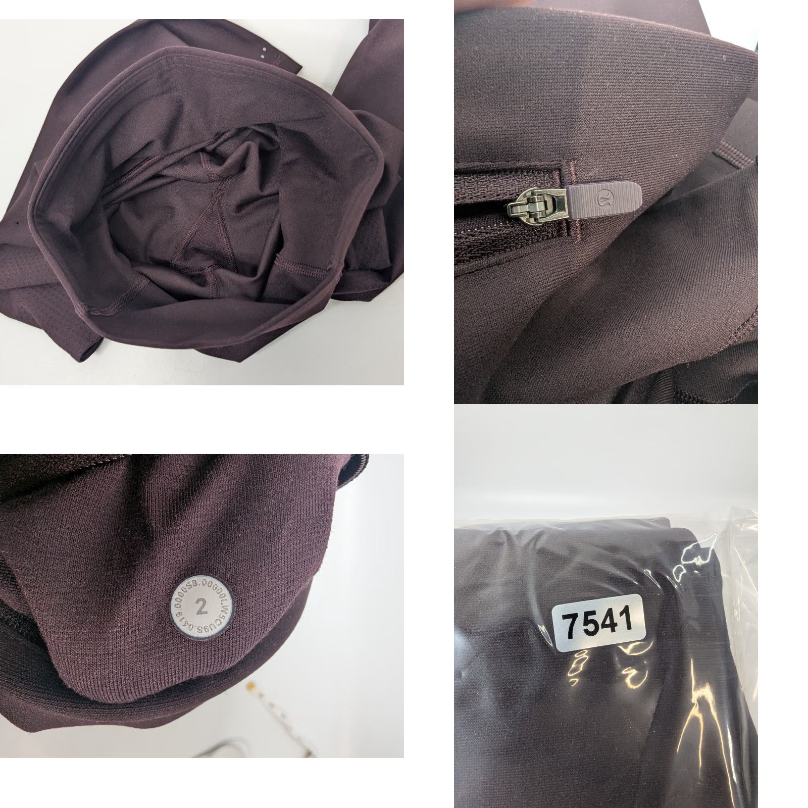 Lululemon Lululemon Size 2 In Focus Run Leggings Burgundy Wine Style W5CU9S Ankle Women Activewear Size 26" / US 2 / IT 38 - 8 Thumbnail