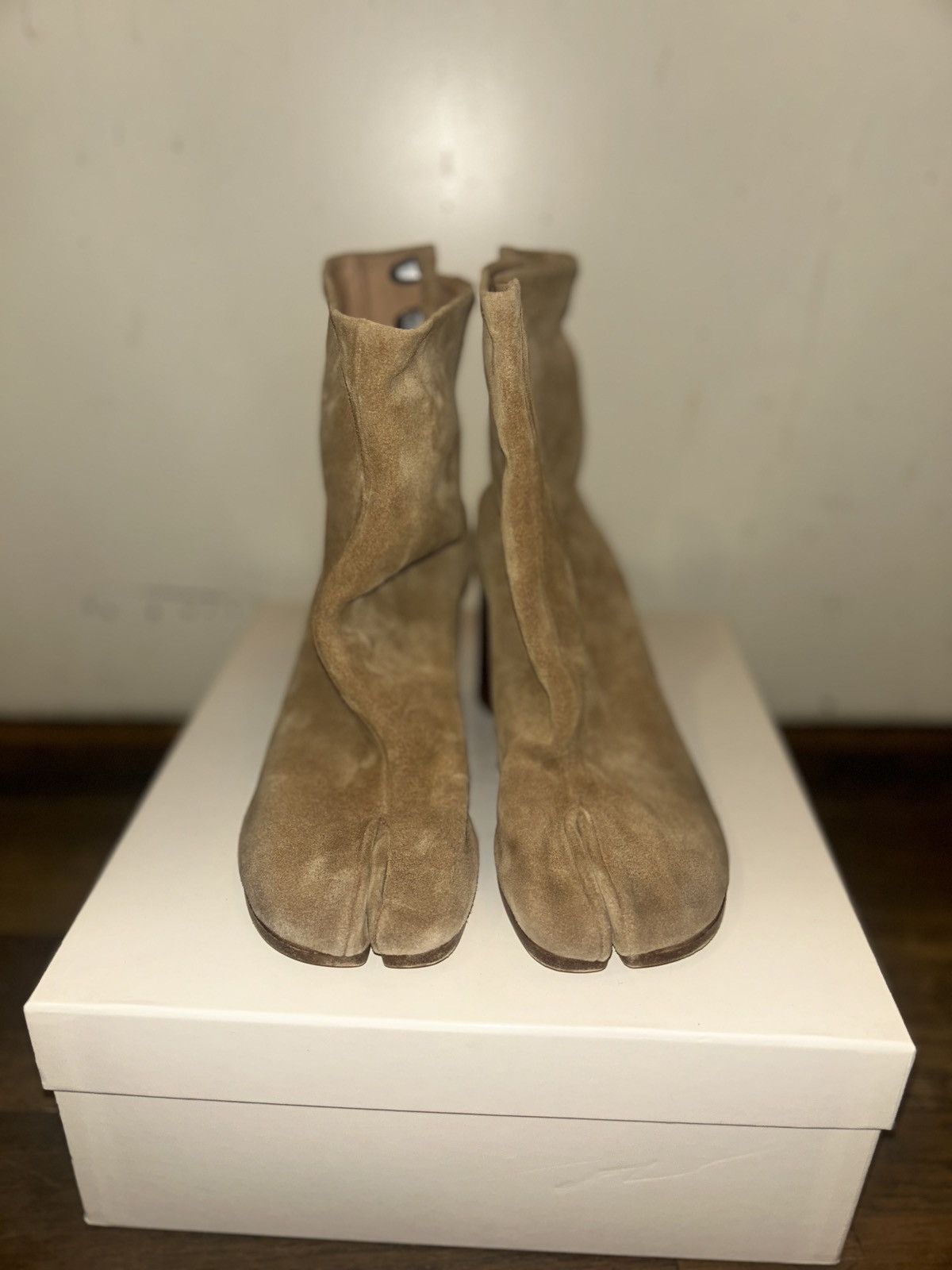 Maison Margiela Margiela suede tabi boot Size US 5.5 / IT 35.5 - 1 Thumbnail