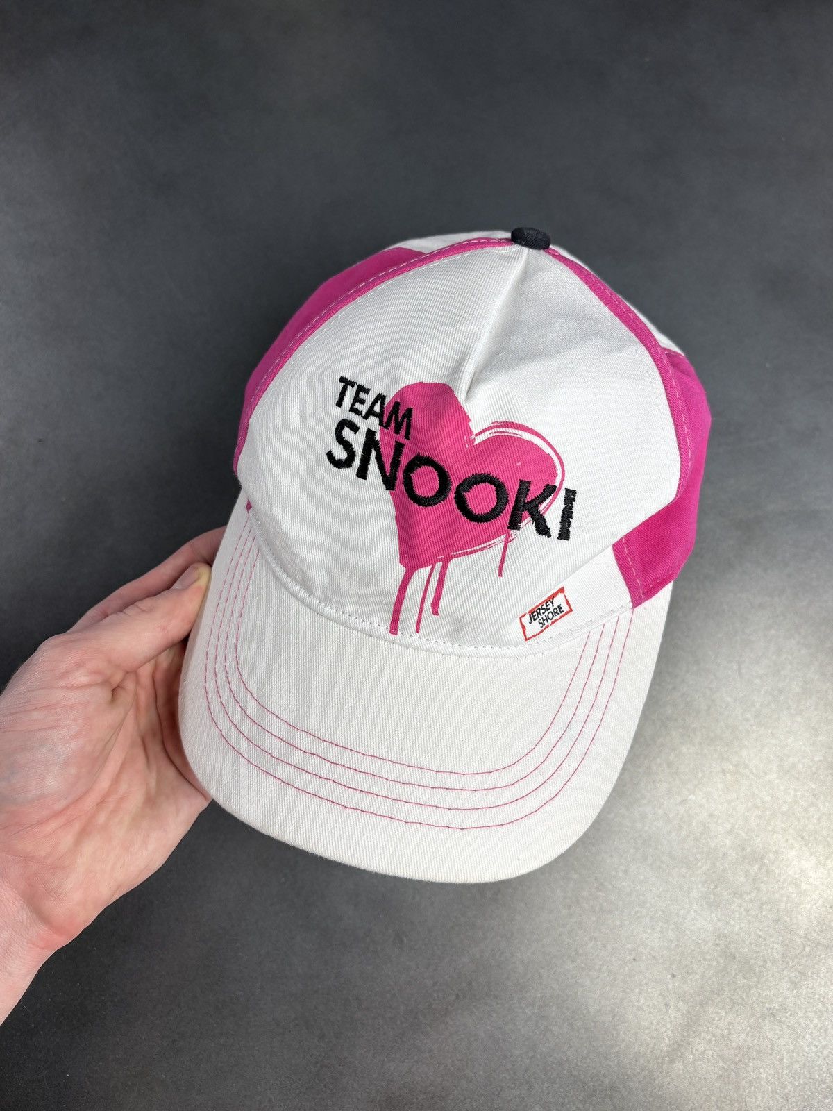 Vintage Vintage Jersey Shore Team Snooki Hat Trucker Audigier Hardy Size ONE SIZE - 5 Thumbnail