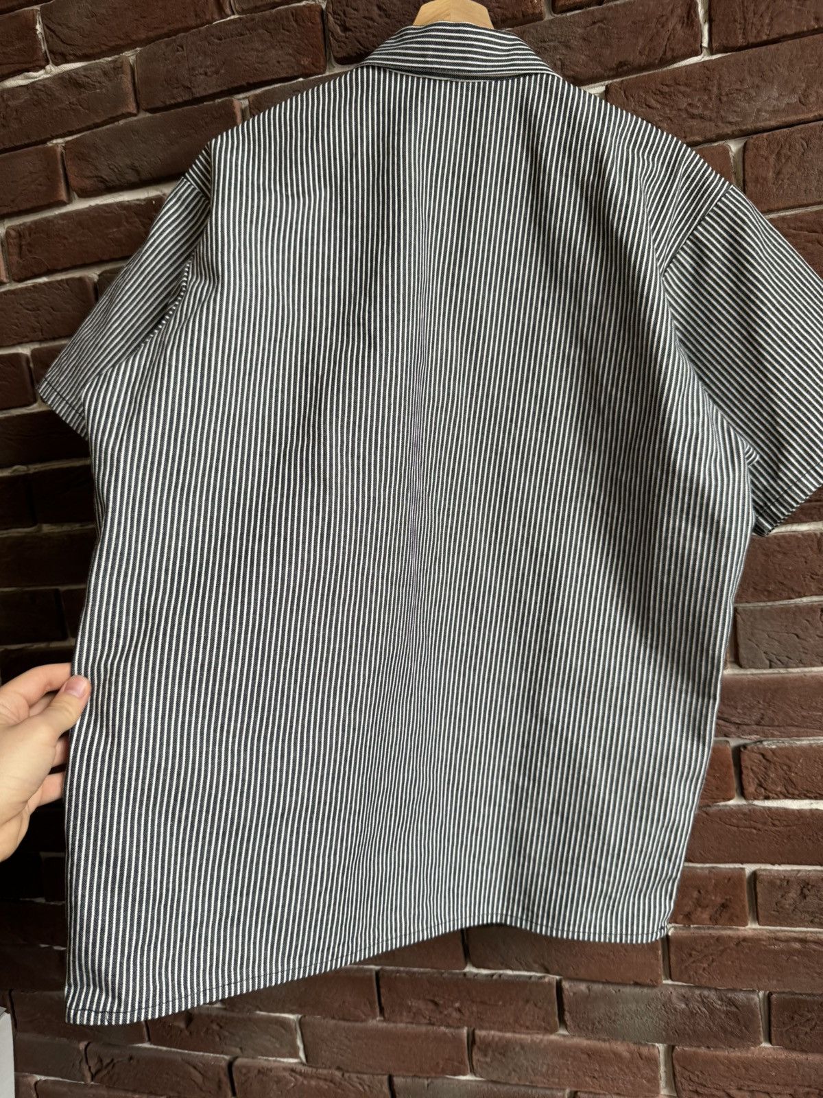 Ben Davis VINTAGE Ben Davis Work Shirt Stripe 1/4 Zip USA Mens 80s Size US M / EU 48-50 / 2 - 6 Thumbnail