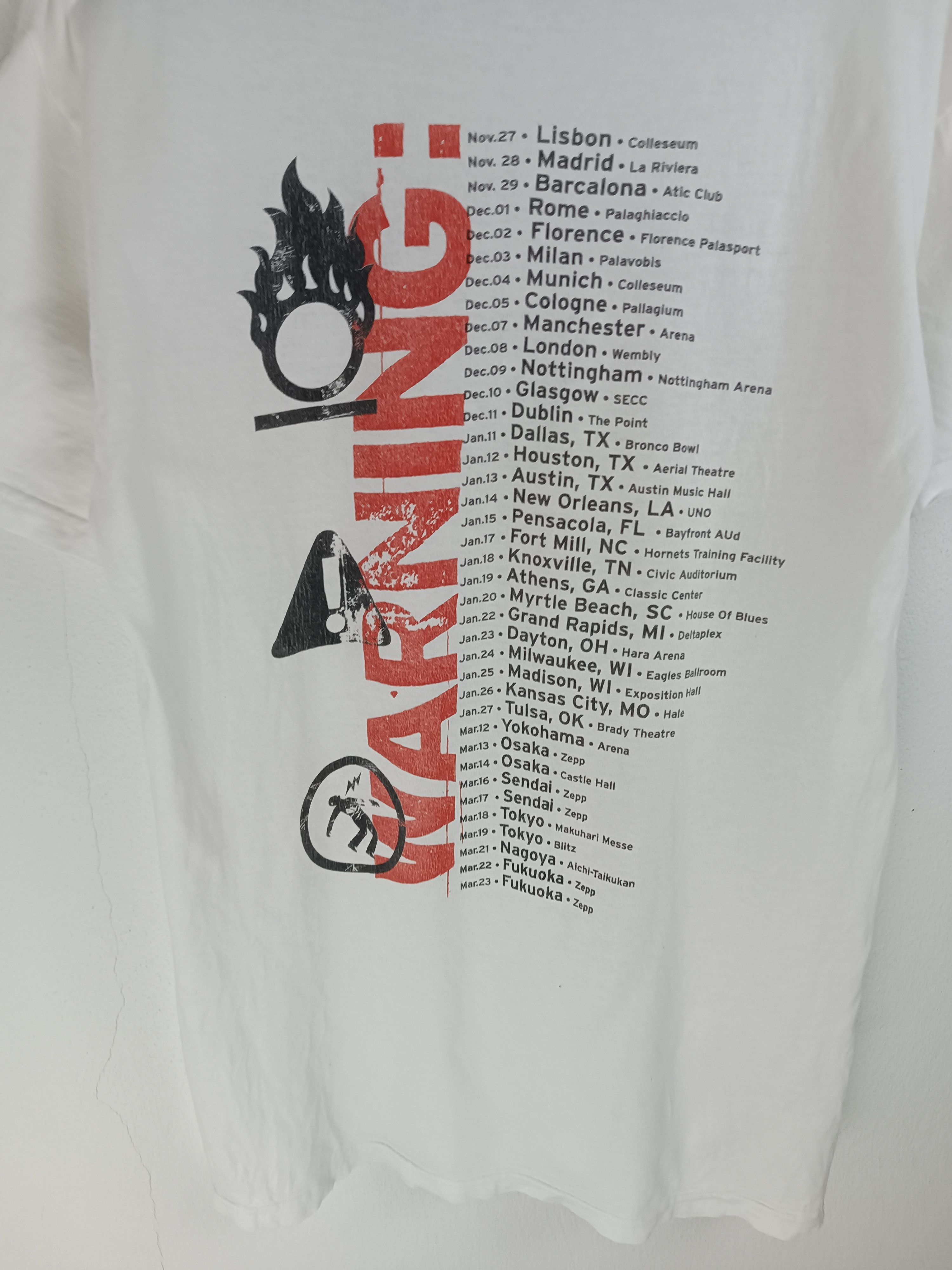 Band Tees VINTAGE 2001 GREEN DAY TOUR TEE WARNING AMERICAN IDIOT Size US M / EU 48-50 / 2 - 14 Thumbnail