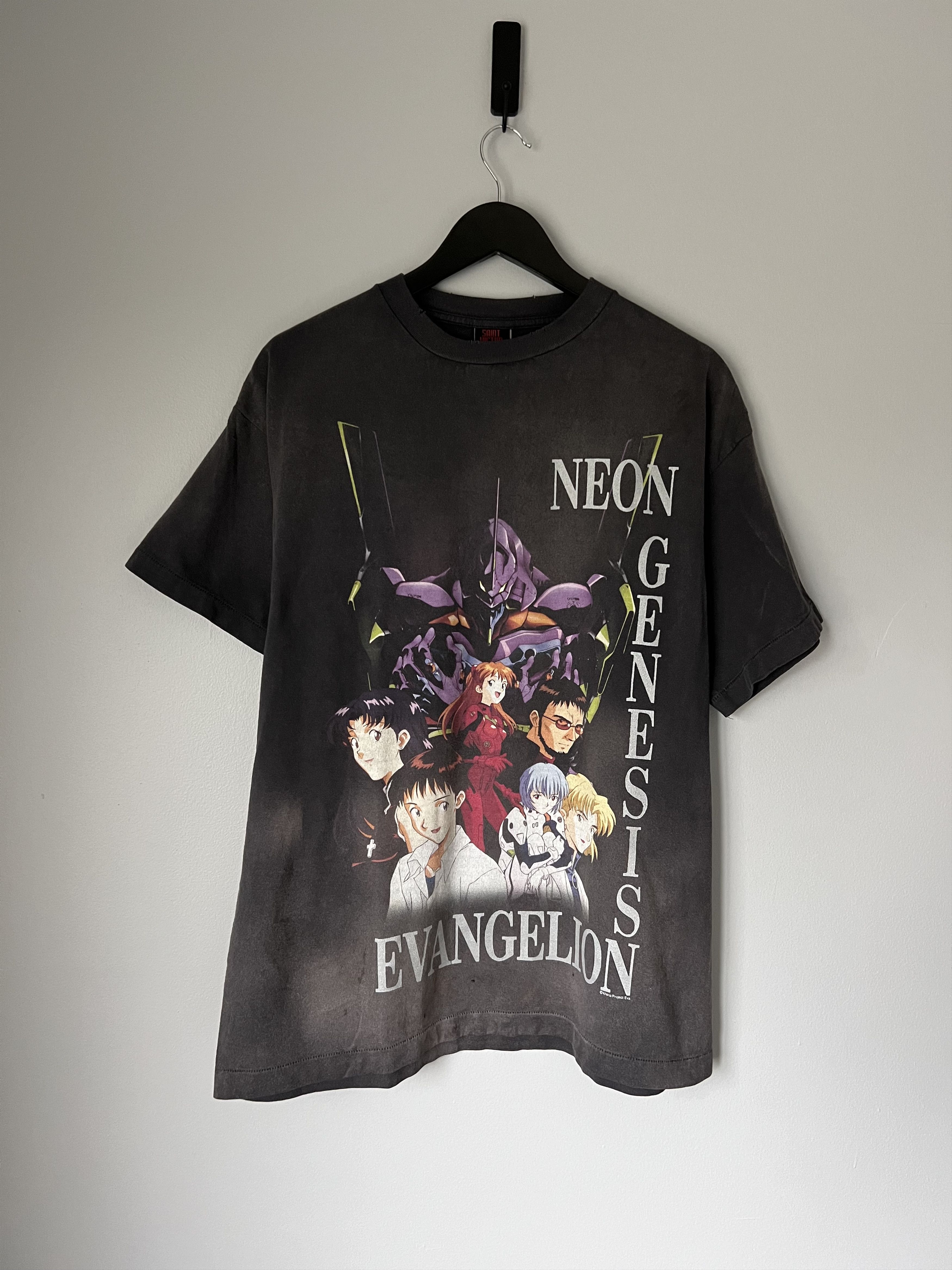 Saint Michael Saint Michael Neon Genesis Evangelion Tee in Black ...