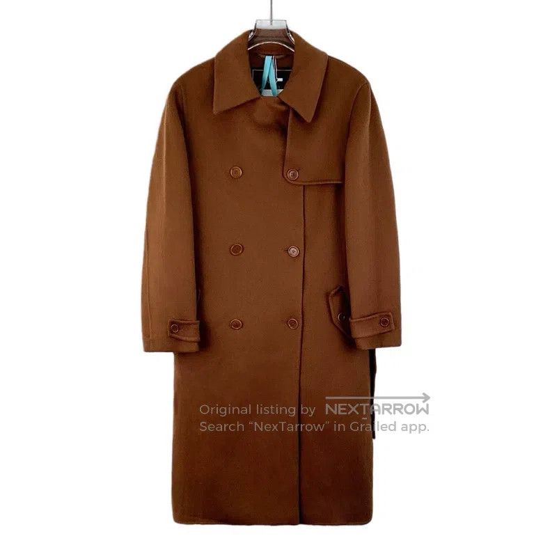 Loro Piana Loro Piana Dark Brown Cashmere Lapel Double-Breasted Long- Size M / US 6-8 / IT 42-44 - 1 Thumbnail