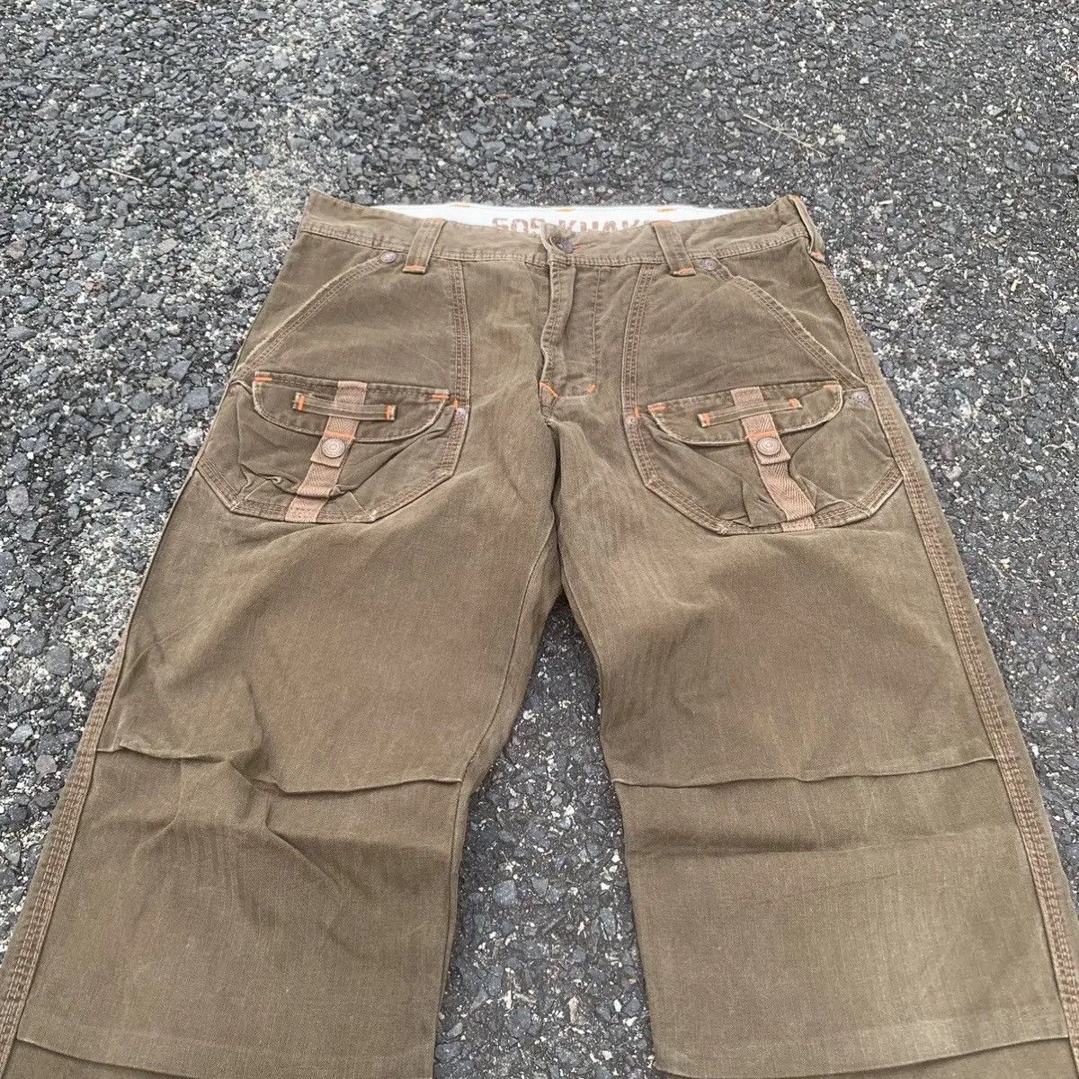 Japanese Brand HBT CINCH BACK TROUSERS 30x31 JAPANESE VINTAGE UTILITY PANTS Size US 30 / EU 46 - 4 Thumbnail