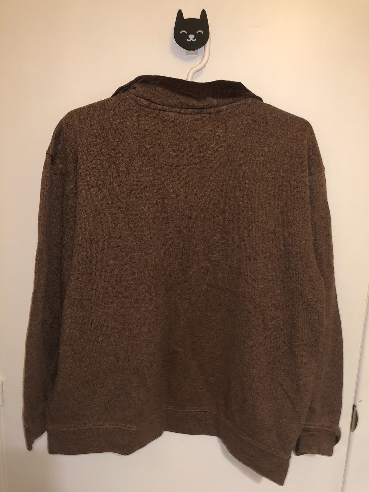Designer × Vintage Brown Enrico Leoni Sweatshirt Size US L / EU 52-54 / 3 - 5 Thumbnail