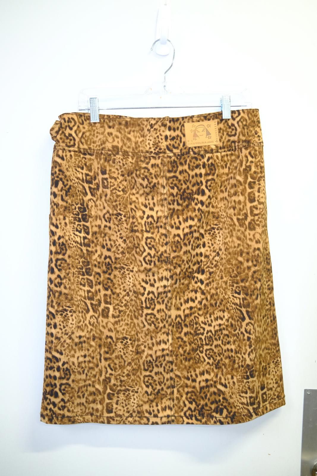 Jean Charles De Castelbajac 00's Castelbajac Leopard Print Skirt Size 32" / US 10 / IT 46 - 2 Thumbnail