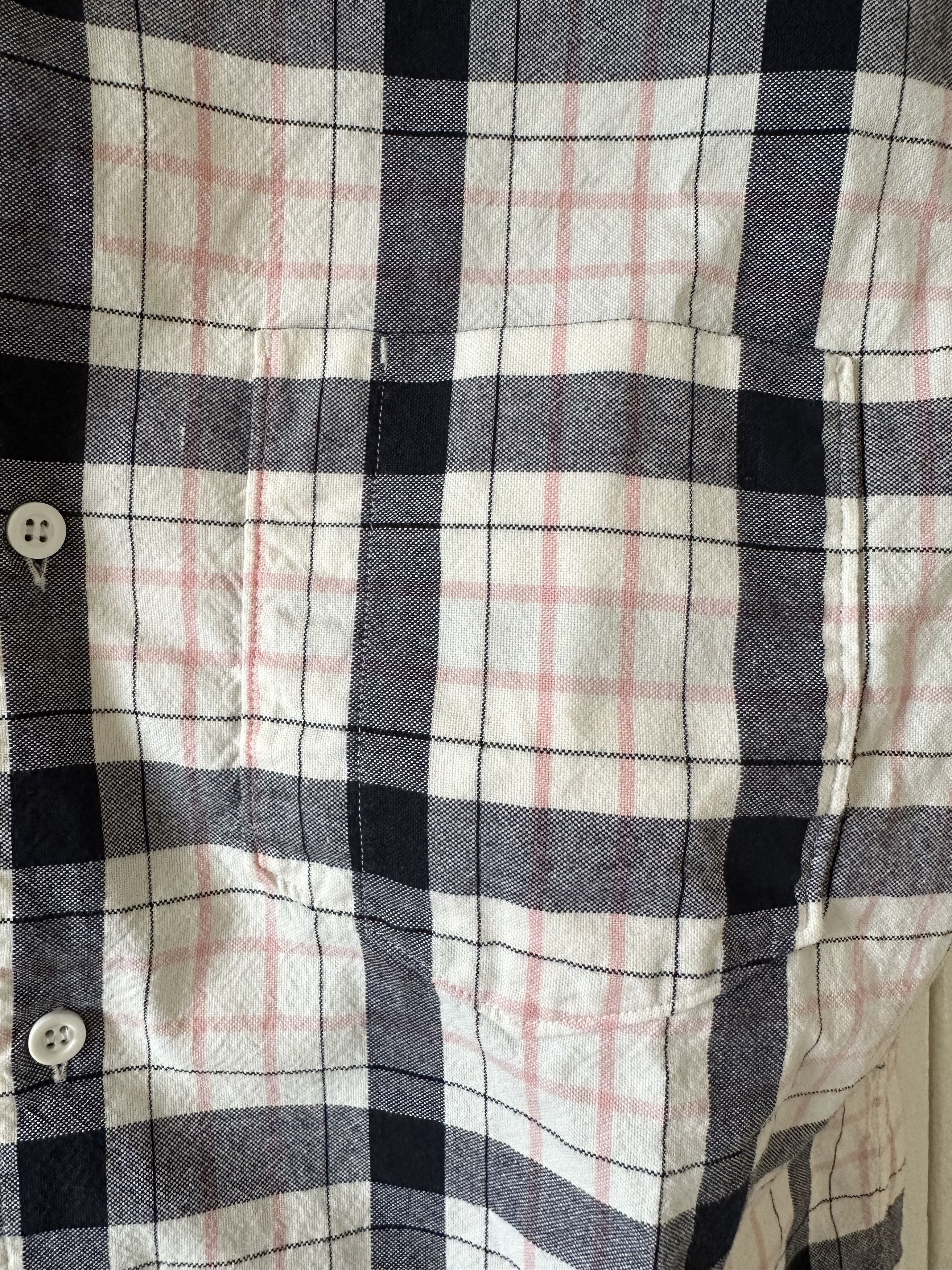 Acne Studios Acne Studios Elms Big Check Camp Collar Shirt Size US S / EU 44-46 / 1 - 3 Thumbnail