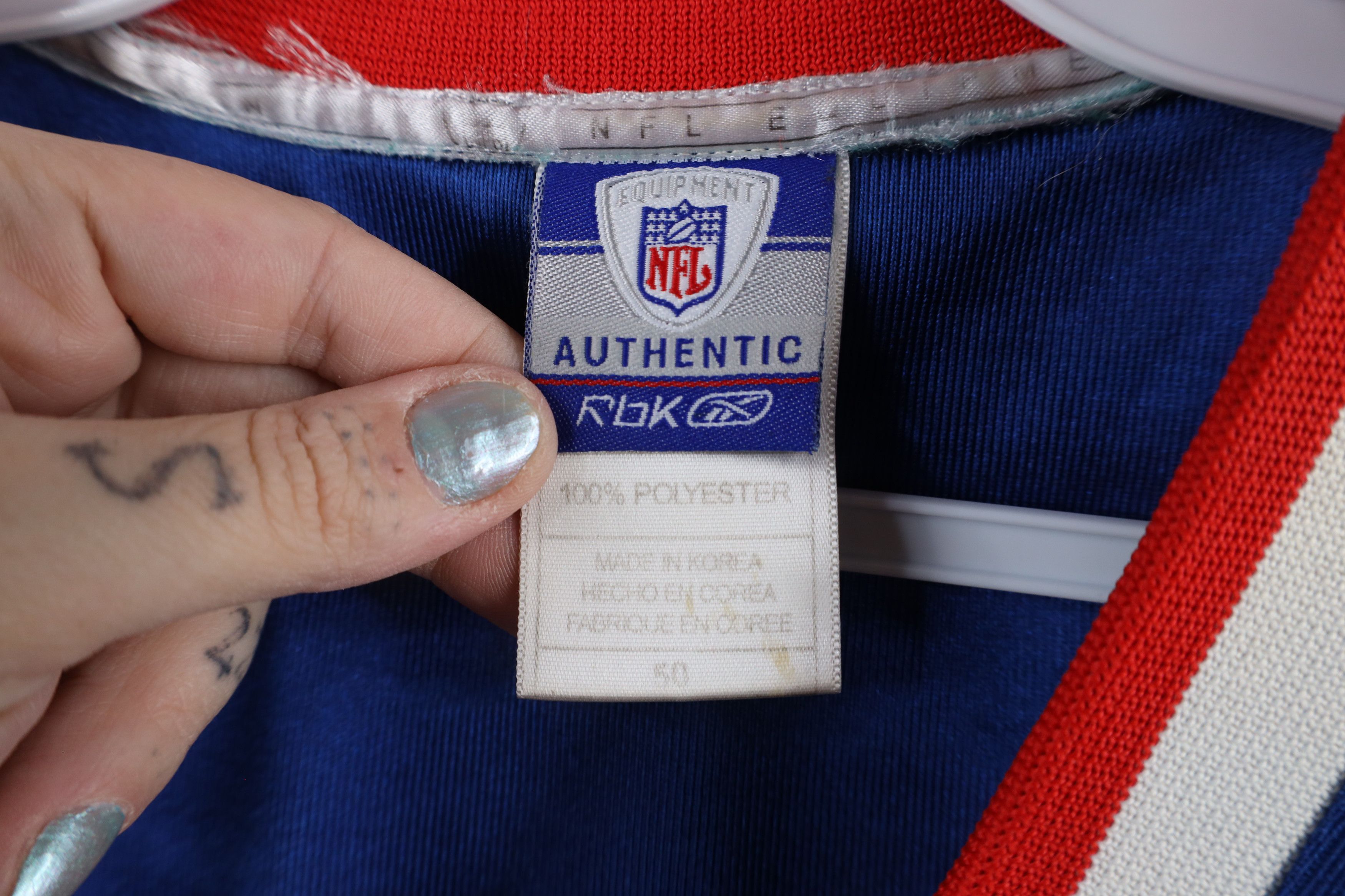 Reebok × Vintage Vintage Reebok Pro Bowl Tony Romo Football Jersey Blue #9 Size US XXL / EU 58 / 5 - 10 Thumbnail