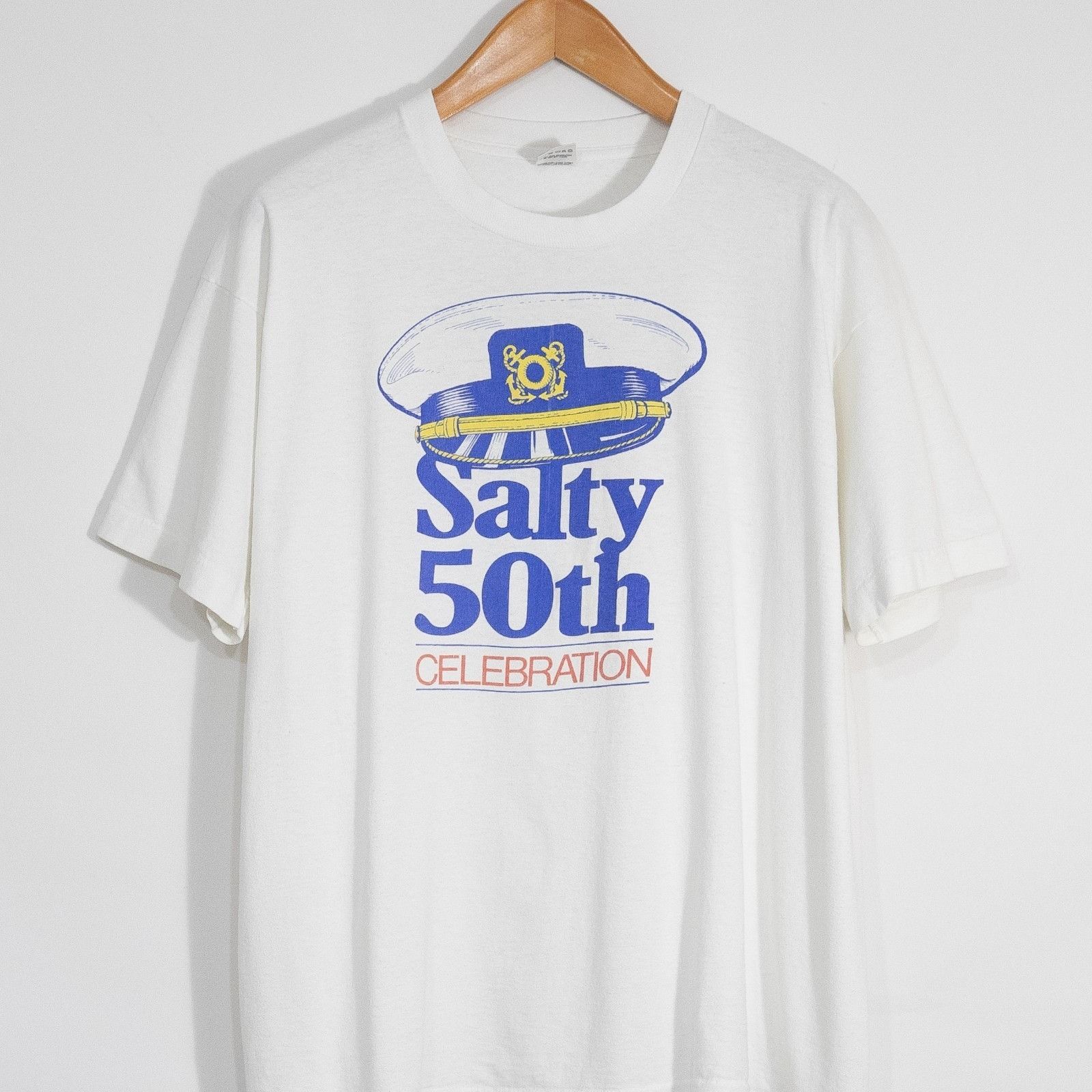 Vintage Vintage 90s Salty 50th WPRO Newstalk 630 T Shirt Mens XL Size US XL / EU 56 / 4 - 3 Thumbnail