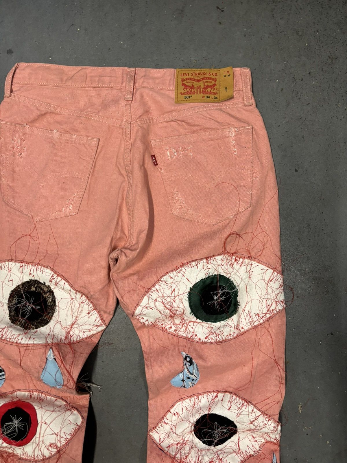 Levi's DirtyMoney x Levis Eye Ball Denim Size US 34 / EU 50 - 3 Thumbnail