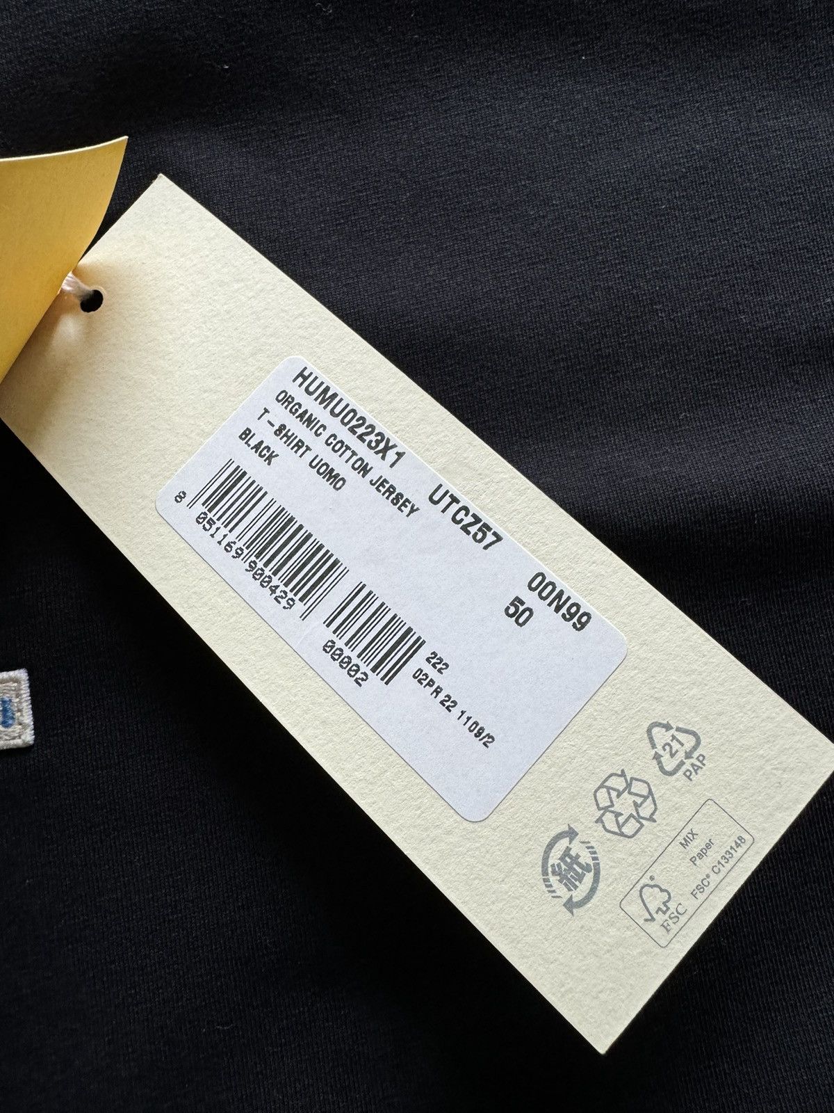 Marni NEW | BLACK LOGO TSHIRT SIZE 50 OVERSIZE Size US M / EU 48-50 / 2 - 5 Thumbnail