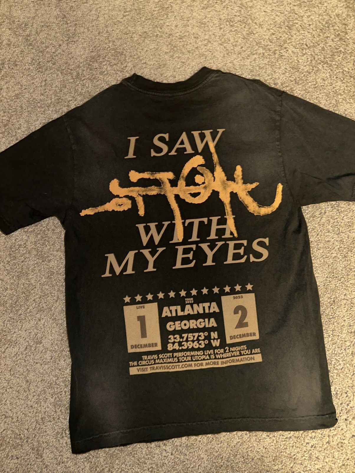 Travis Scott Travis Scott Atlanta exclusive utopia tee Size US M / EU 48-50 / 2 - 2 Thumbnail