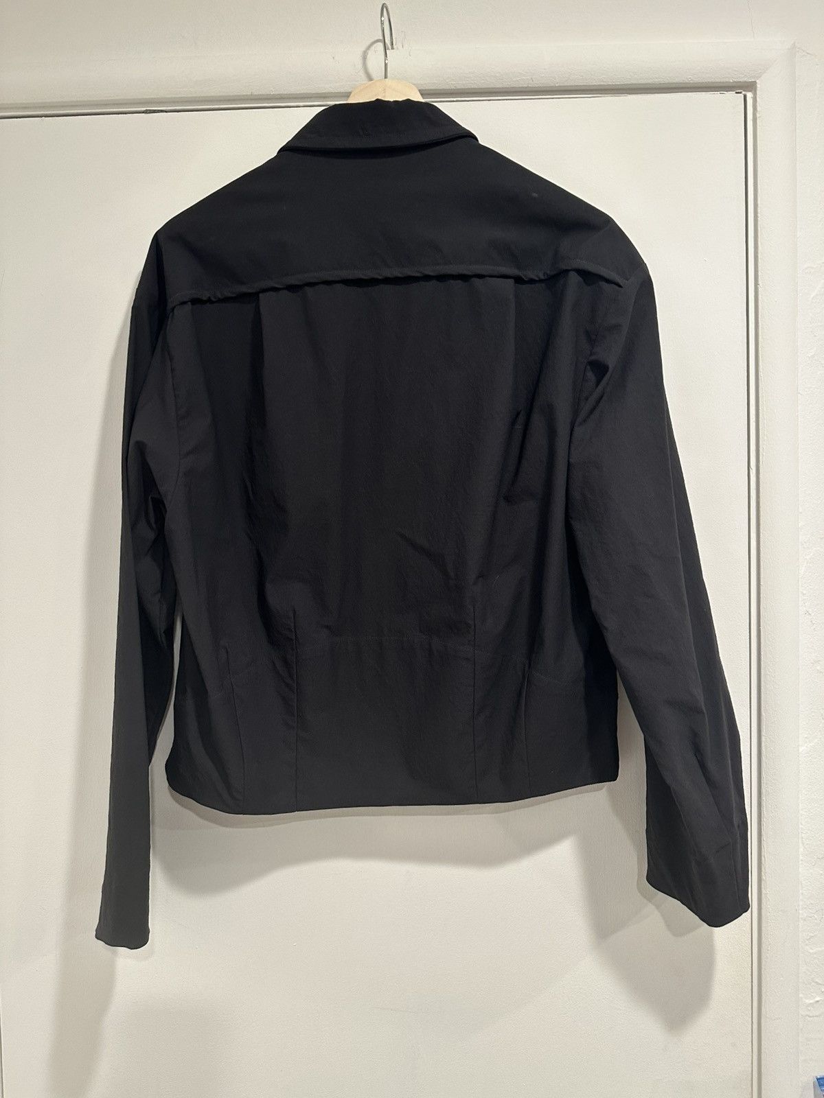 Kiko Kostadinov Kiko Kostadinov Black Murad Asymmetrical Zip Jacket Size US M / EU 48-50 / 2 - 4 Thumbnail