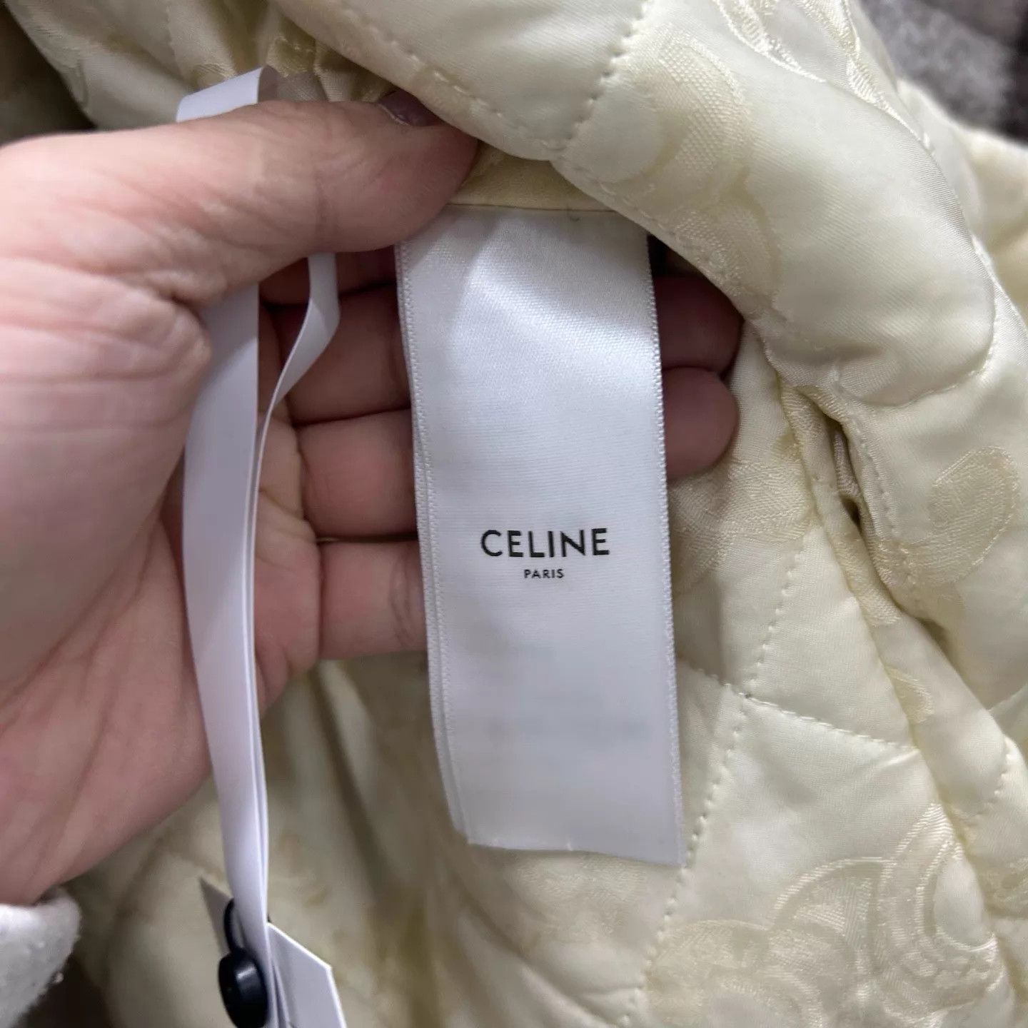 Celine Celine NWT Checkered Lapel Shirt-Style Jacket 34 Size XXS / US 00 / IT 34 - 4 Thumbnail