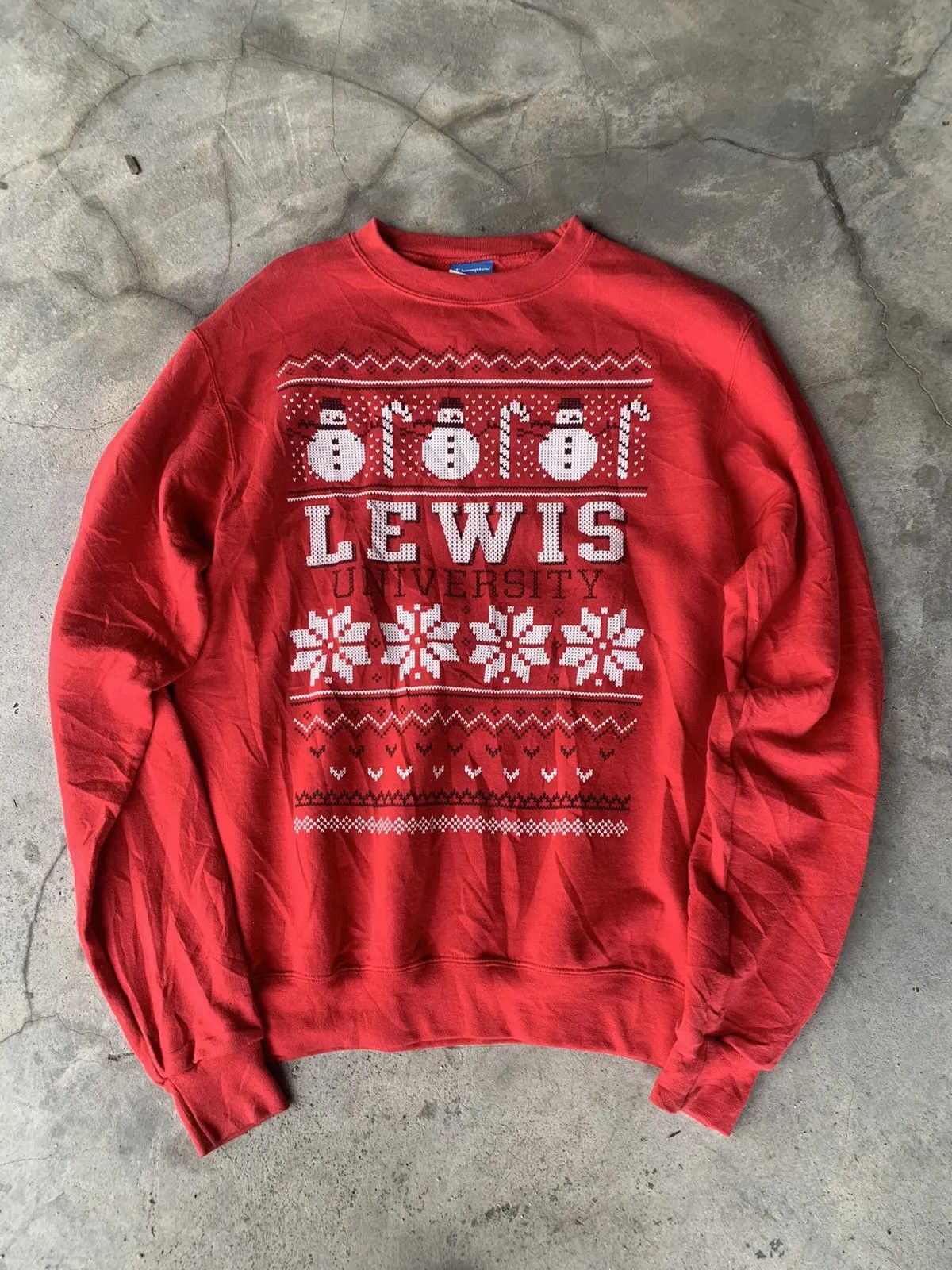 Champion VINTAGE CHAMPION LEWIS SNOWMAN ECO FLEECE SWEATSHIRT. Size US S / EU 44-46 / 1 - 1 Thumbnail