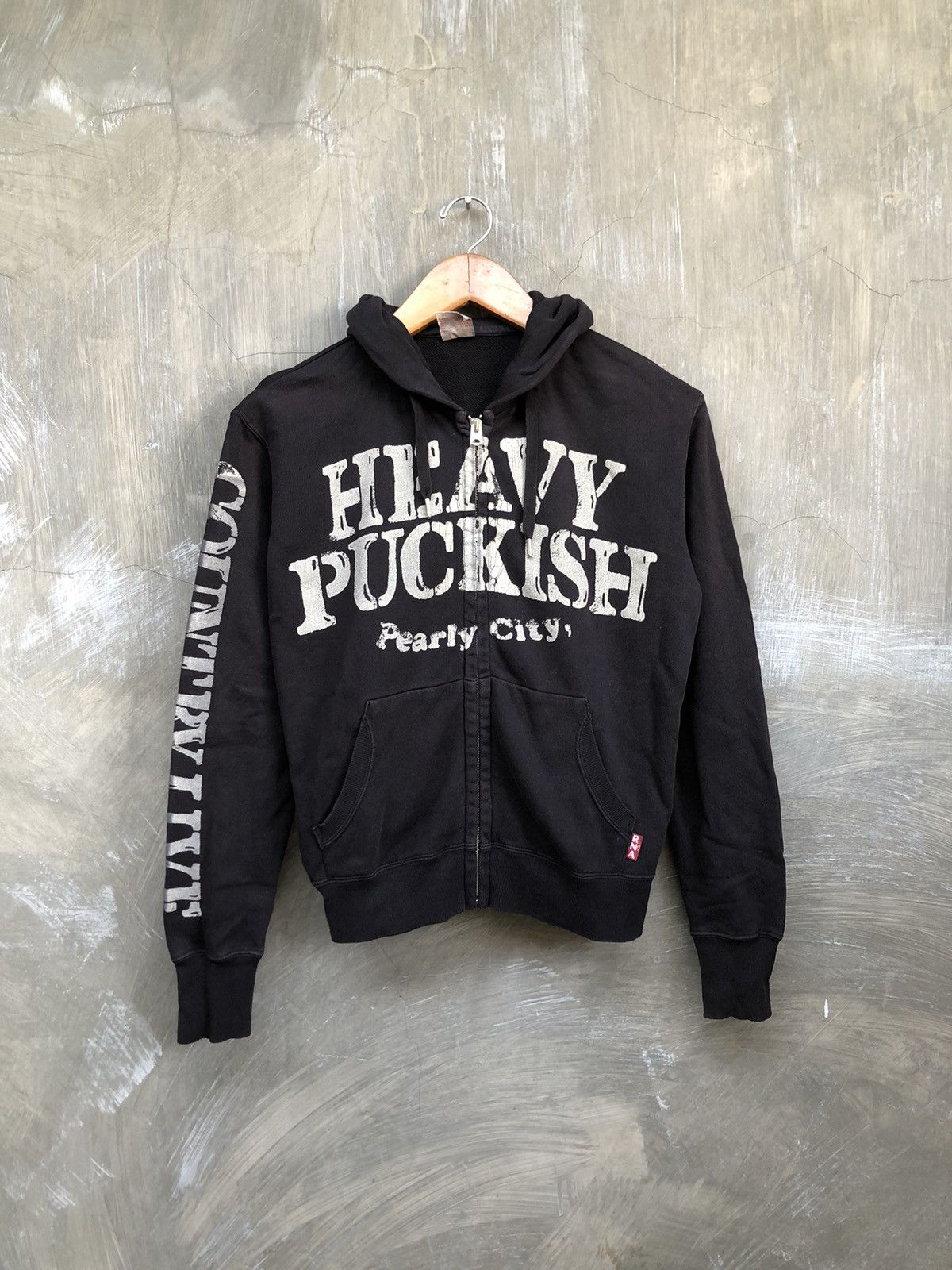If Six Was Nine AVANTGARDE💥 Japanese RNA Faded Zipper Jacket Size US M / EU 48-50 / 2 - 1 Thumbnail