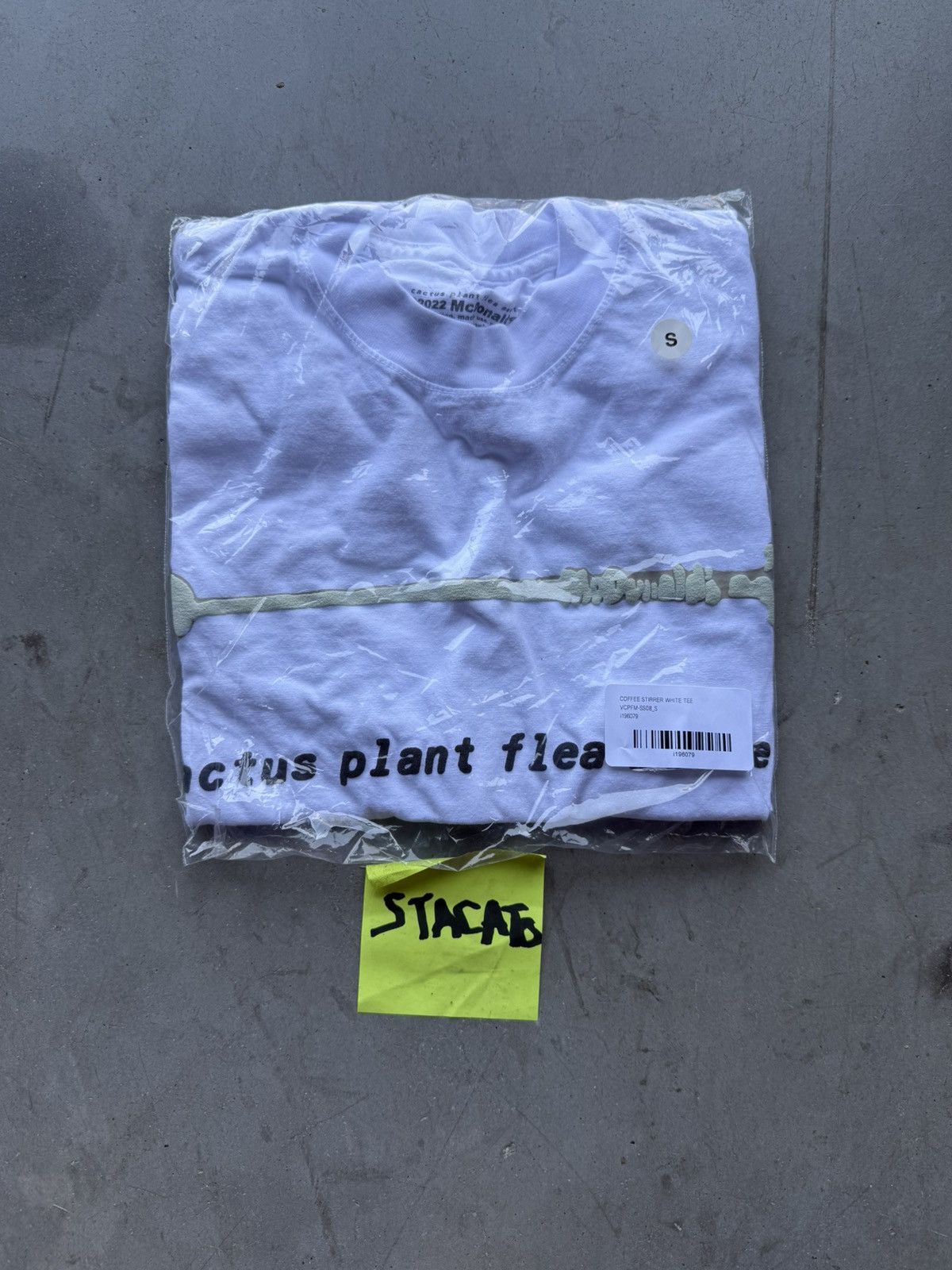 Cactus Plant Flea Market CPFM x McDonlald’s Coffee Stirrer Tee White Size US S / EU 44-46 / 1 - 5 Thumbnail