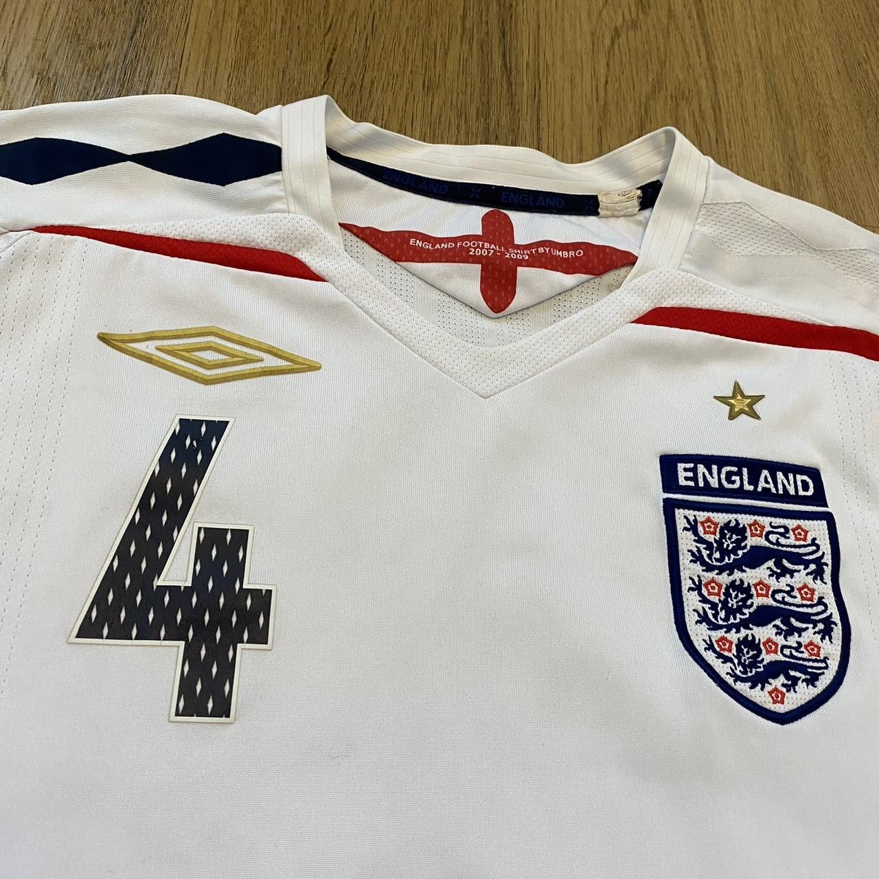 Umbro 2007-09 England Gerrard Football Shirt y2k 2000s Euro Umbro Size US L / EU 52-54 / 3 - 4 Thumbnail
