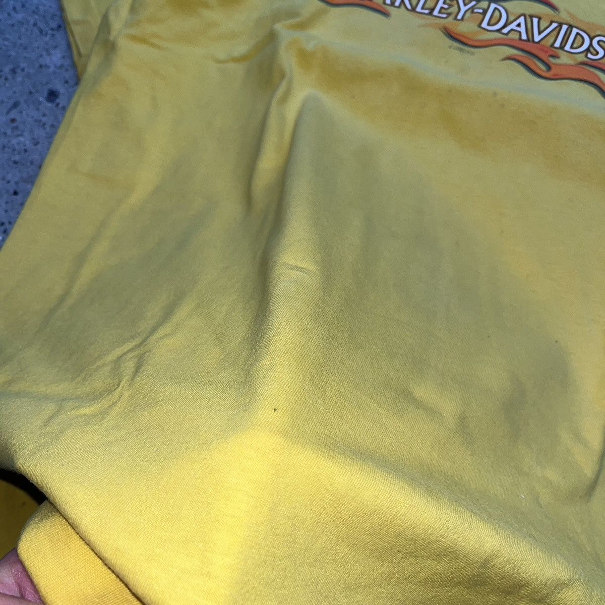 Harley Davidson × Vintage Vintage Harley Davidson yellow San Antonio Texas T-shirt Size US XL / EU 56 / 4 - 6 Thumbnail