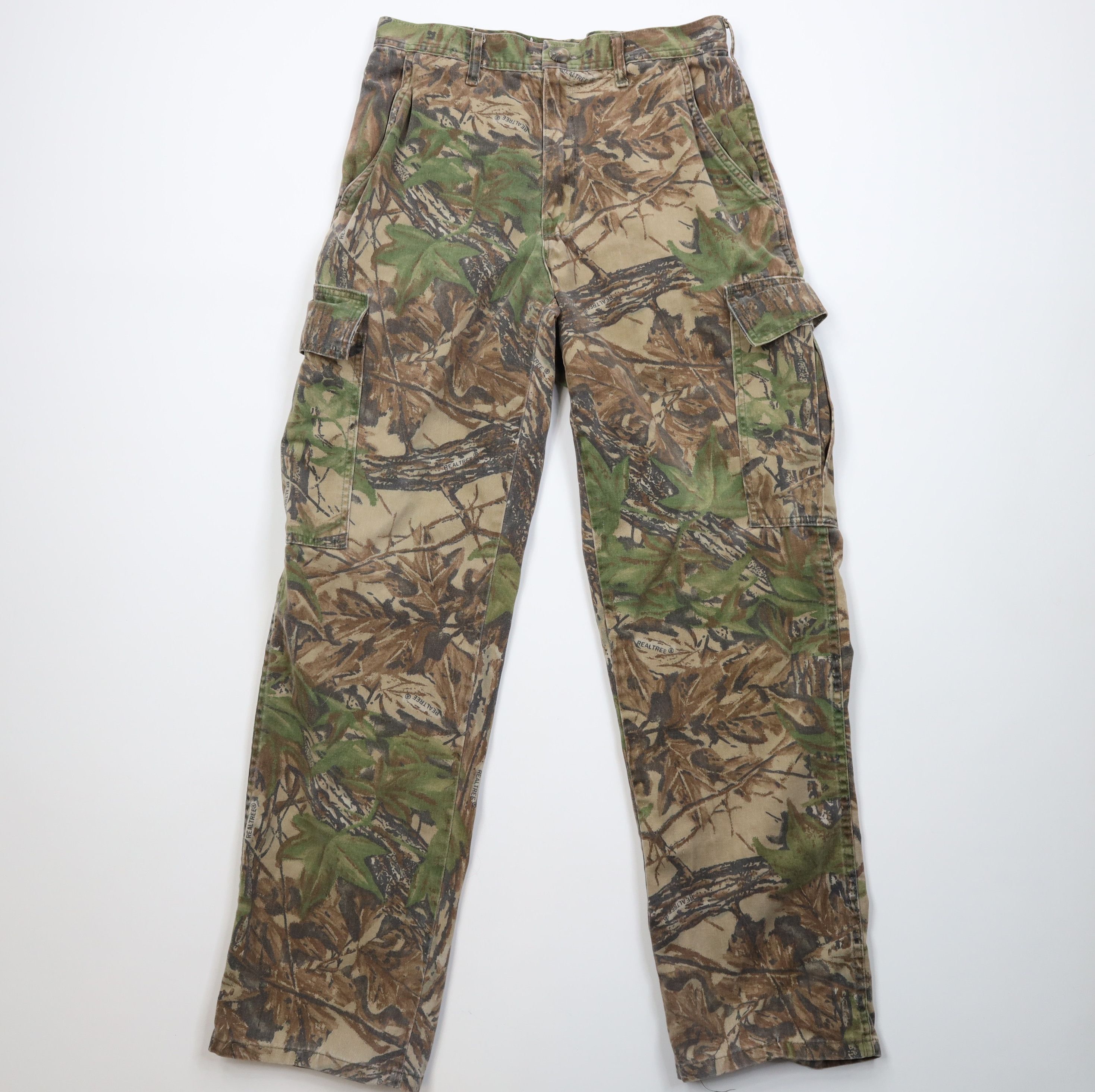 Vintage Vintage 90s Streetwear Camouflage Wide Leg Cargo Pants USA Size US 32 / EU 48 - 1 Thumbnail