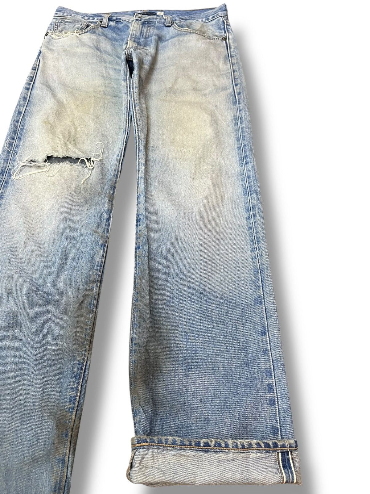 Levi's Made & Crafted Vintage Levi’s Made&Crafted 551 Selvedge Distressed Denim Size US 33 - 4 Thumbnail