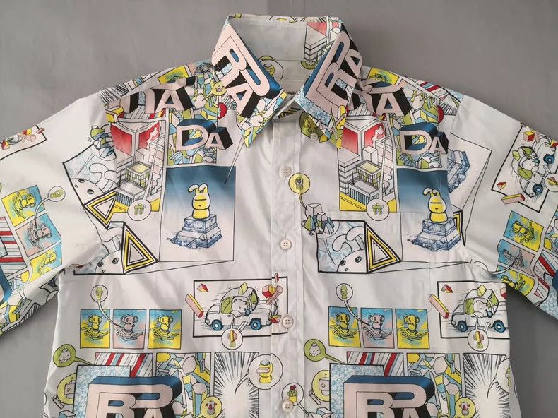 Prada Prada Short-sleeved shirt 2501-Nextarrow Size US S / EU 44-46 / 1 - 4 Thumbnail